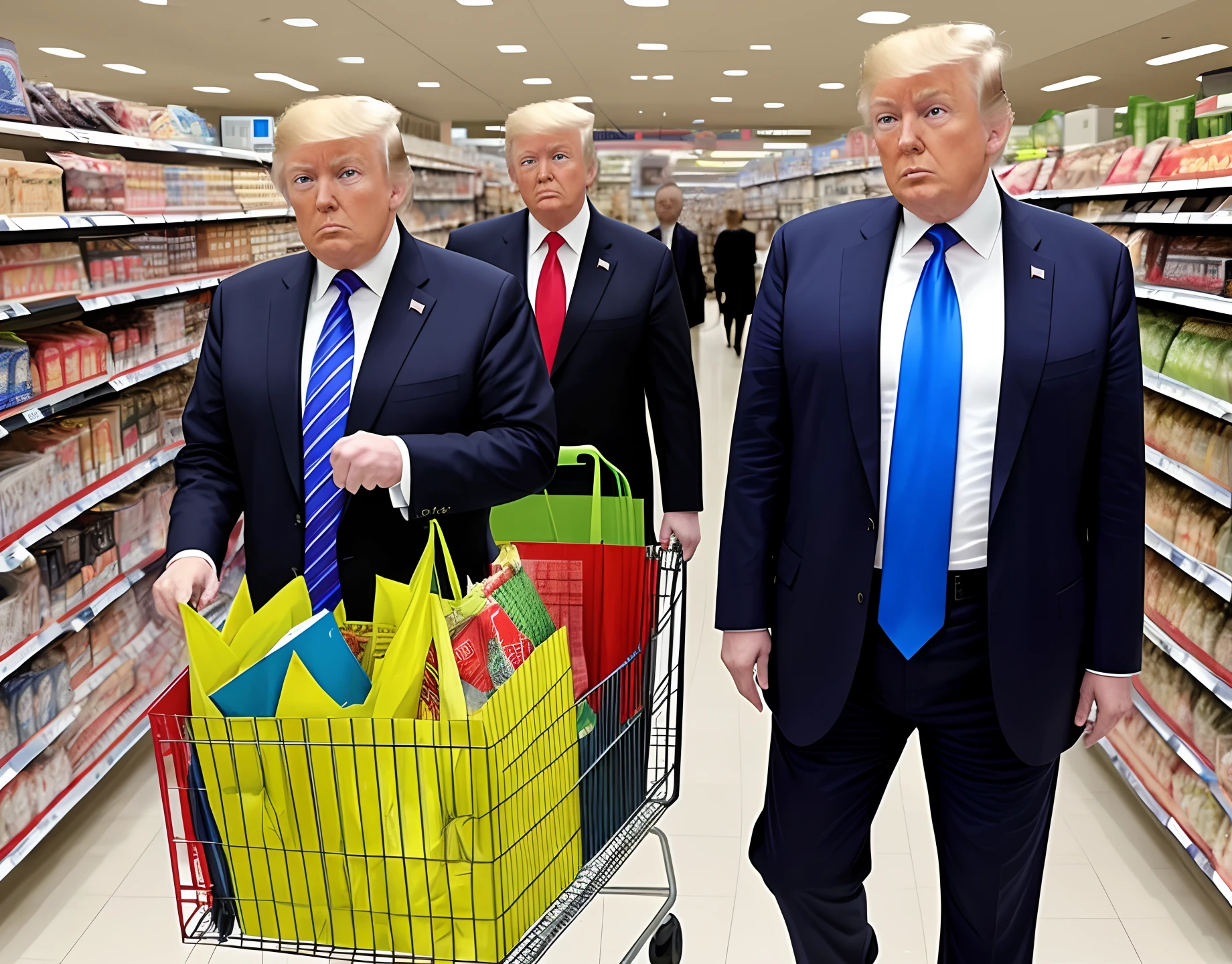 Trump goes shopping