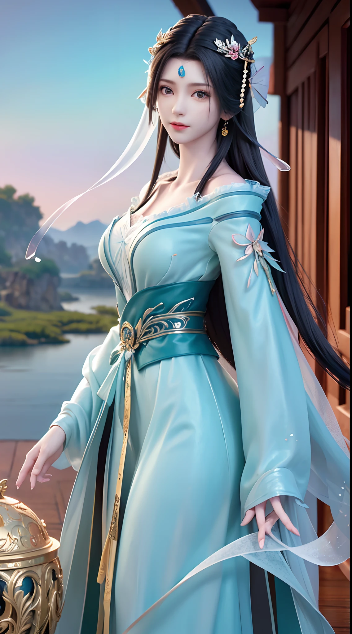 (8k, RAW photo:1.2), best quality, ultra high res,dramatic angle,(fluttered detailed color splashs), (illustration),(((1 girl))),(long hair),(rain:0.9), (head gear:1.4),There is an ancient palace beside the girl,比基尼,Harnes,(focal point),colored ink drawing,(Splash color),Splash color,(((colorful))),(sketching:0.8) , Masterpiece, best quality, beautiful painted, highly detailed,(denoising:0.6),[splash ink],((ink refraction)), (beautiful detailed sky),moon,highly,detaild,(masterpiece, best quality, extremely detailed） CG unity 8k wallpaper，tmasterpiece，Best quality at best，ultra - detailed），（Stone garlic），