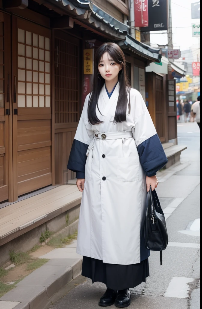 Korea person、length hair