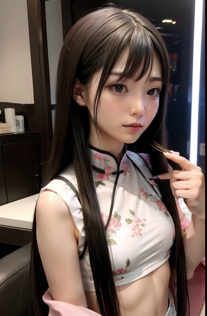 chineseidol、length hair