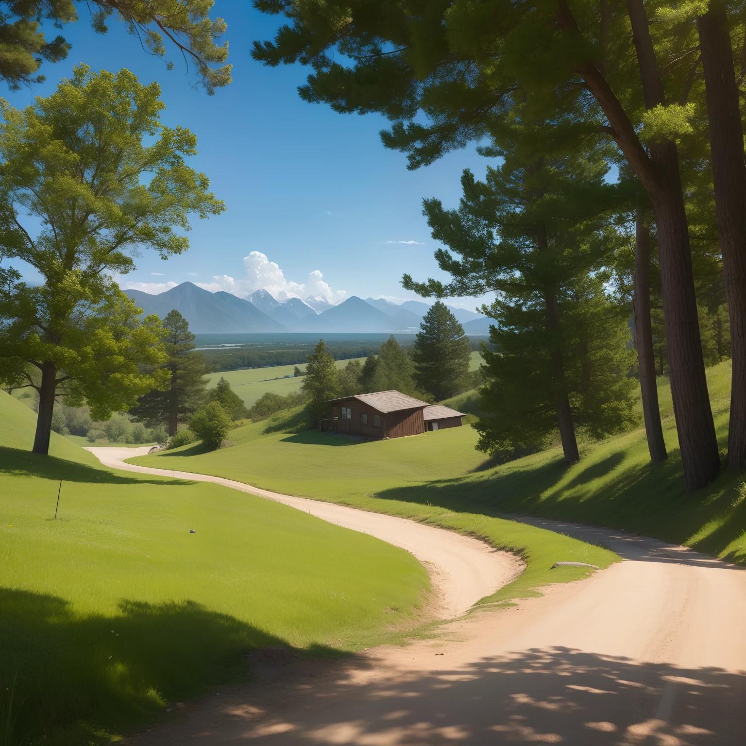 Random uninhabited landscapes　a picture　realisitic　8K