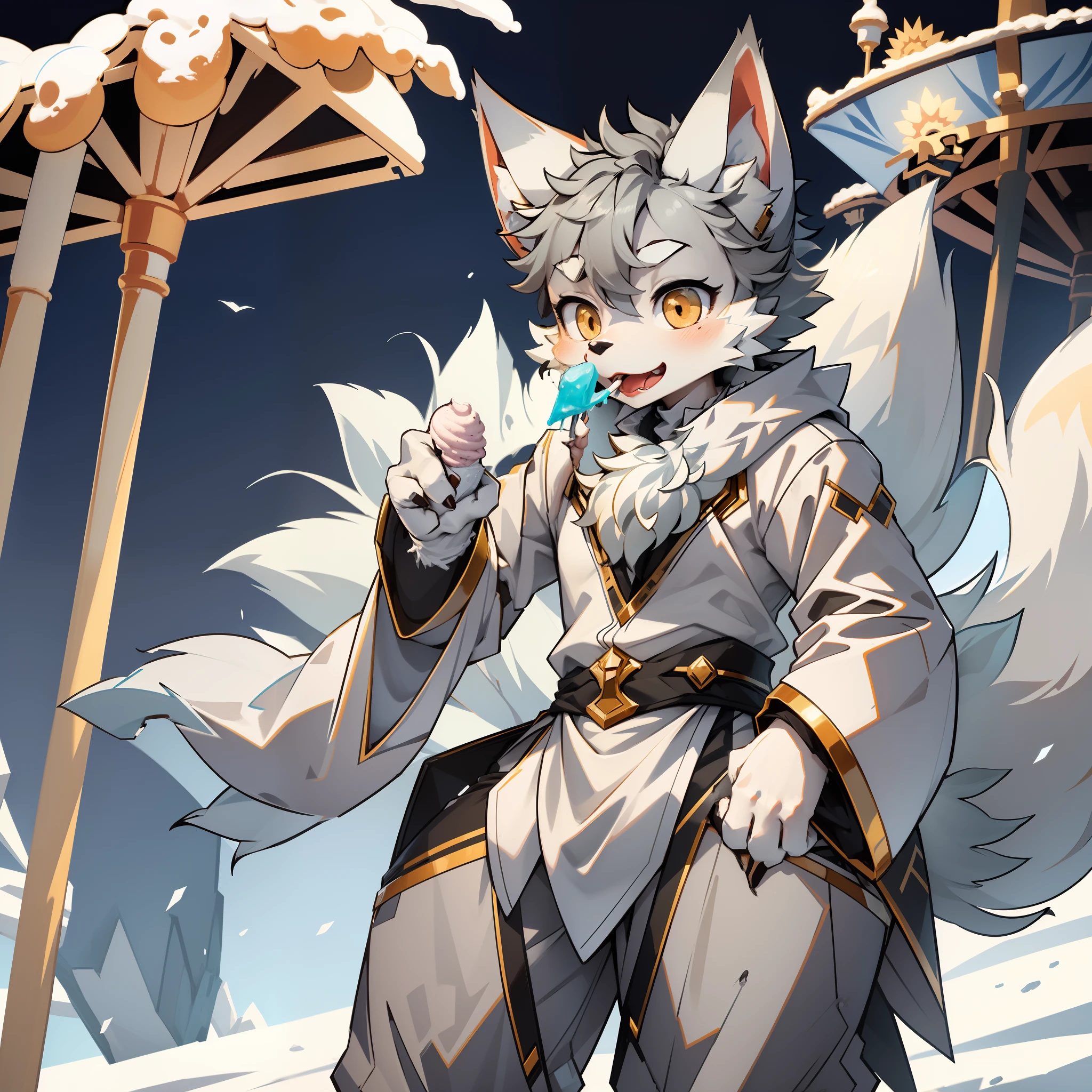 A stick of ice cream