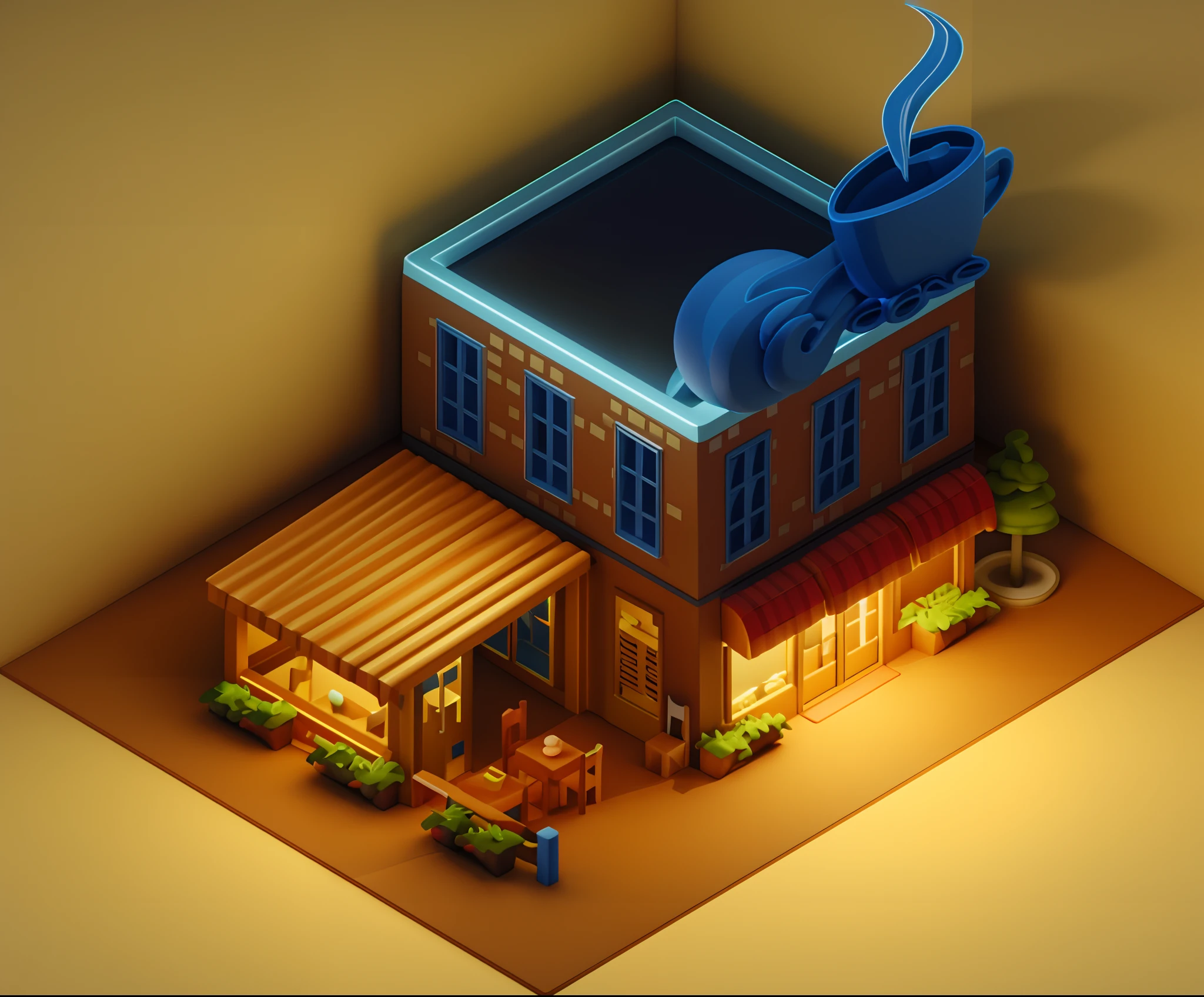 masterpiece, best quality, toon,3d,indoors,night,