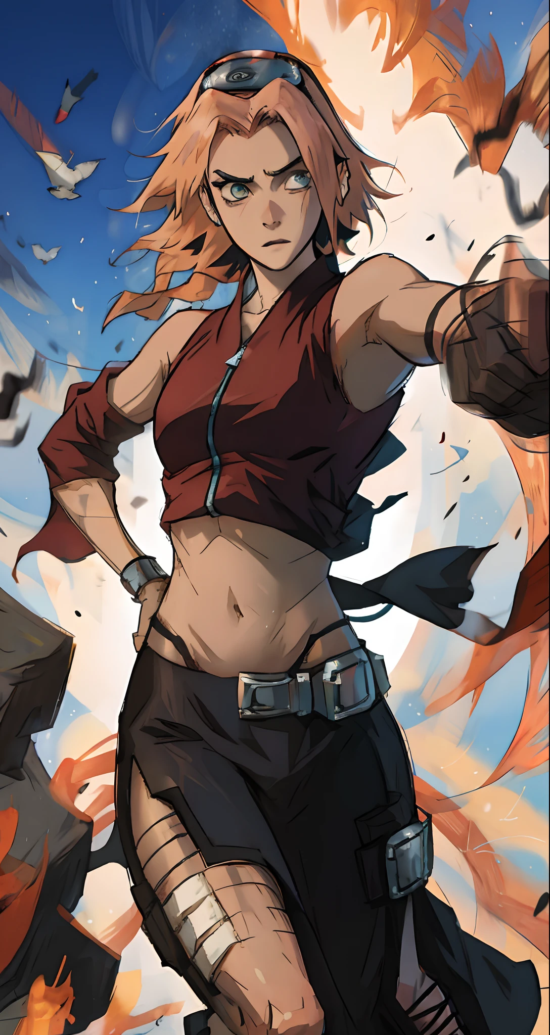Naruto,in a bikini