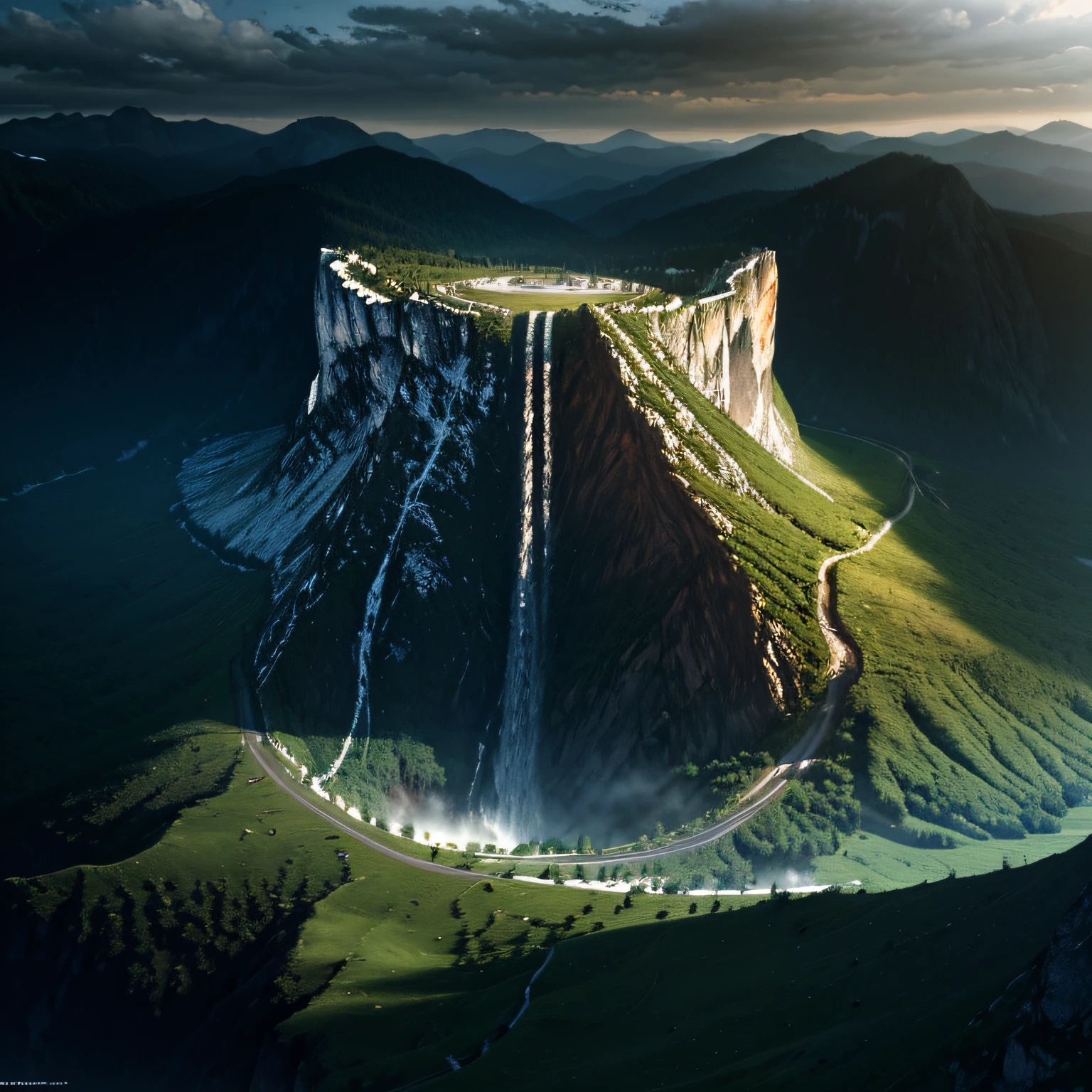 Mountains, landscapes, landscapes, views,SFW, (masterpiece:1,2), best quality, masterpiece, high res, original, extremely detailed wallpaper, perfect lighting,(extremely detailed CG:1.2)
