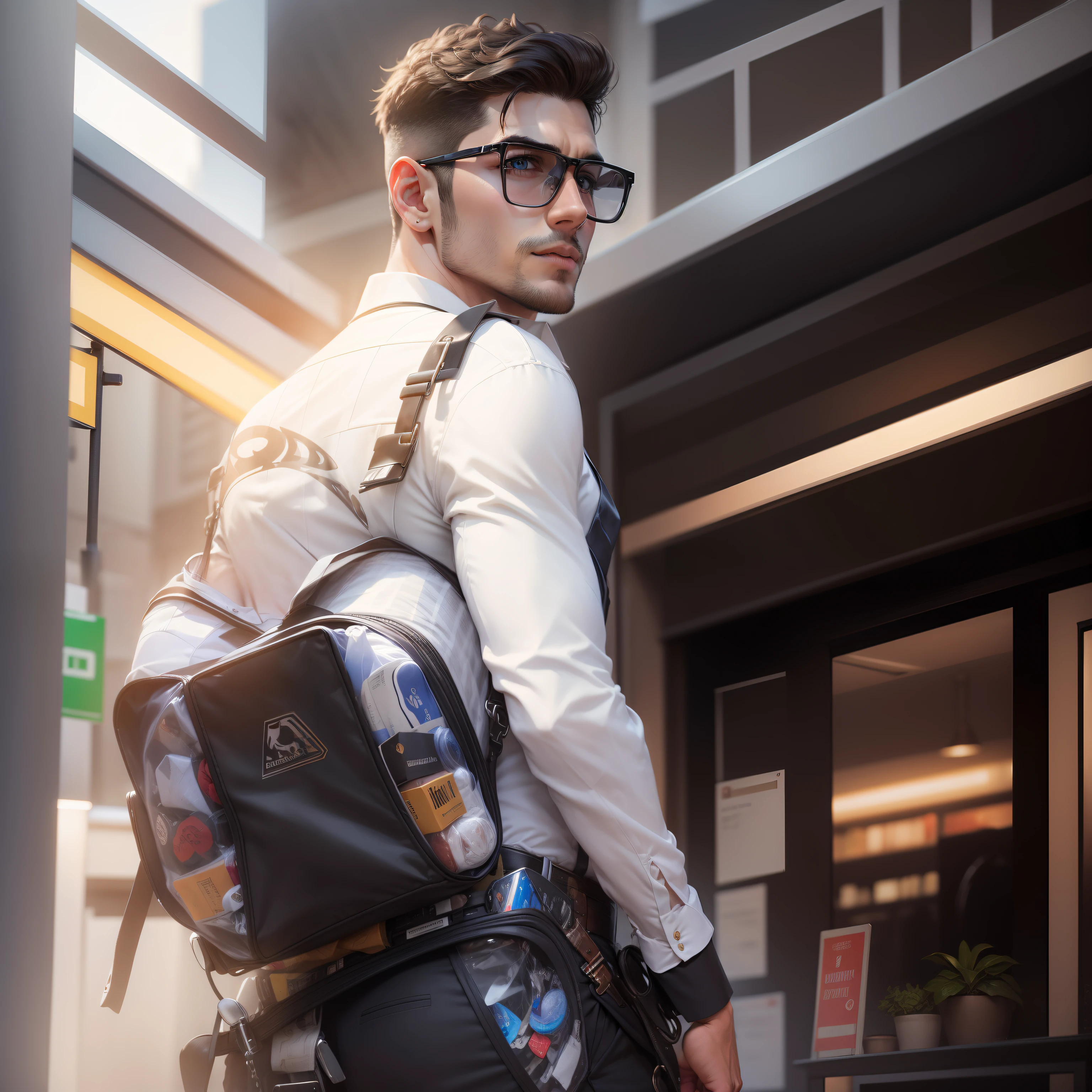 Change To Buisness Men Handsome Boy Realistic Face