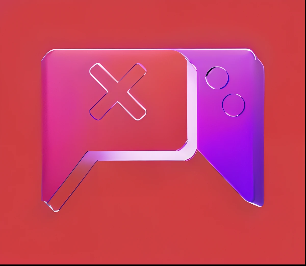 3 d model,C4D,OctaneRender,Red-purple gradient,White background,Bright picture,Refreshing graphics
