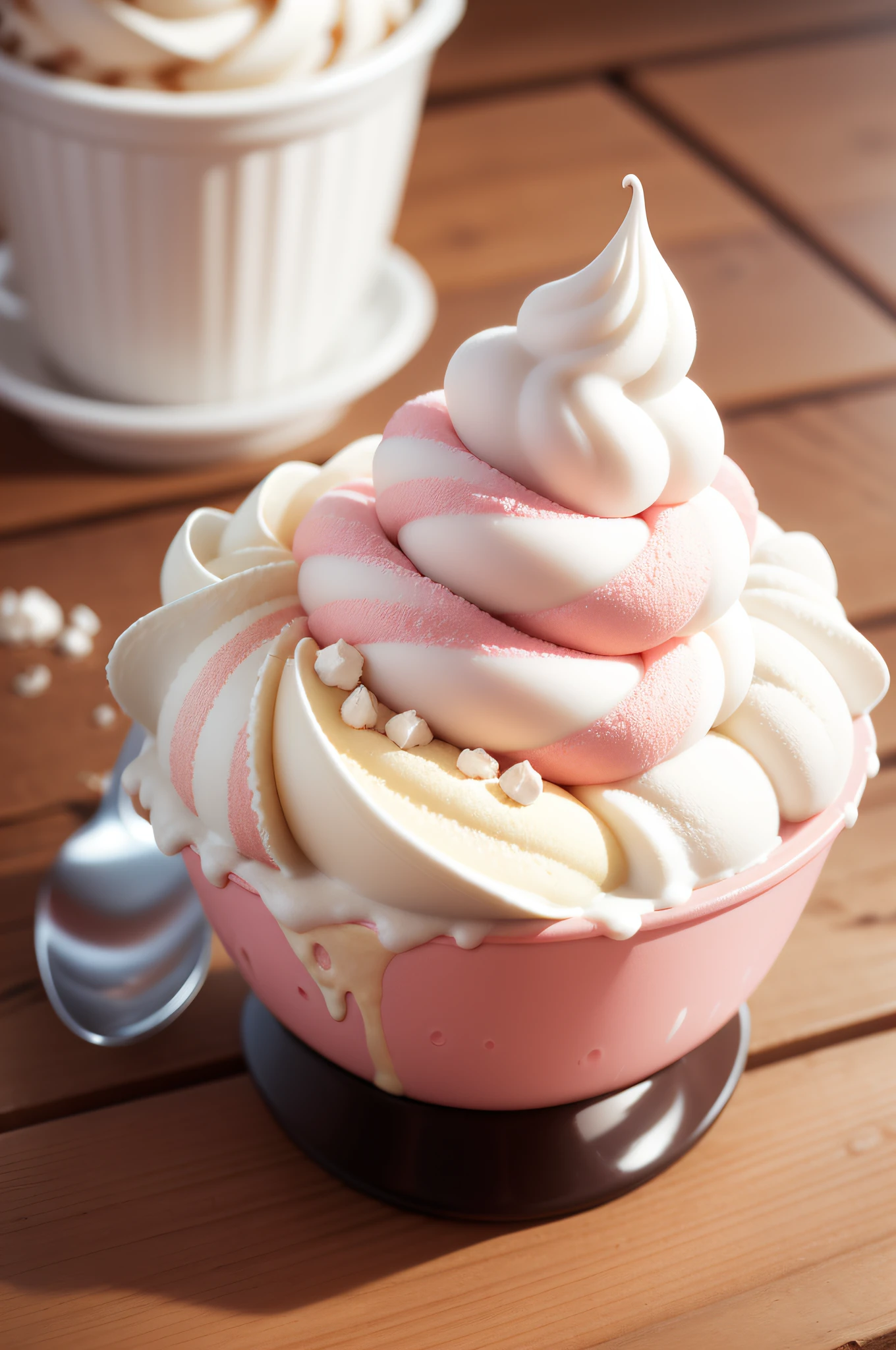 Little whirlwind ice cream,Delicious and tempting ice cream