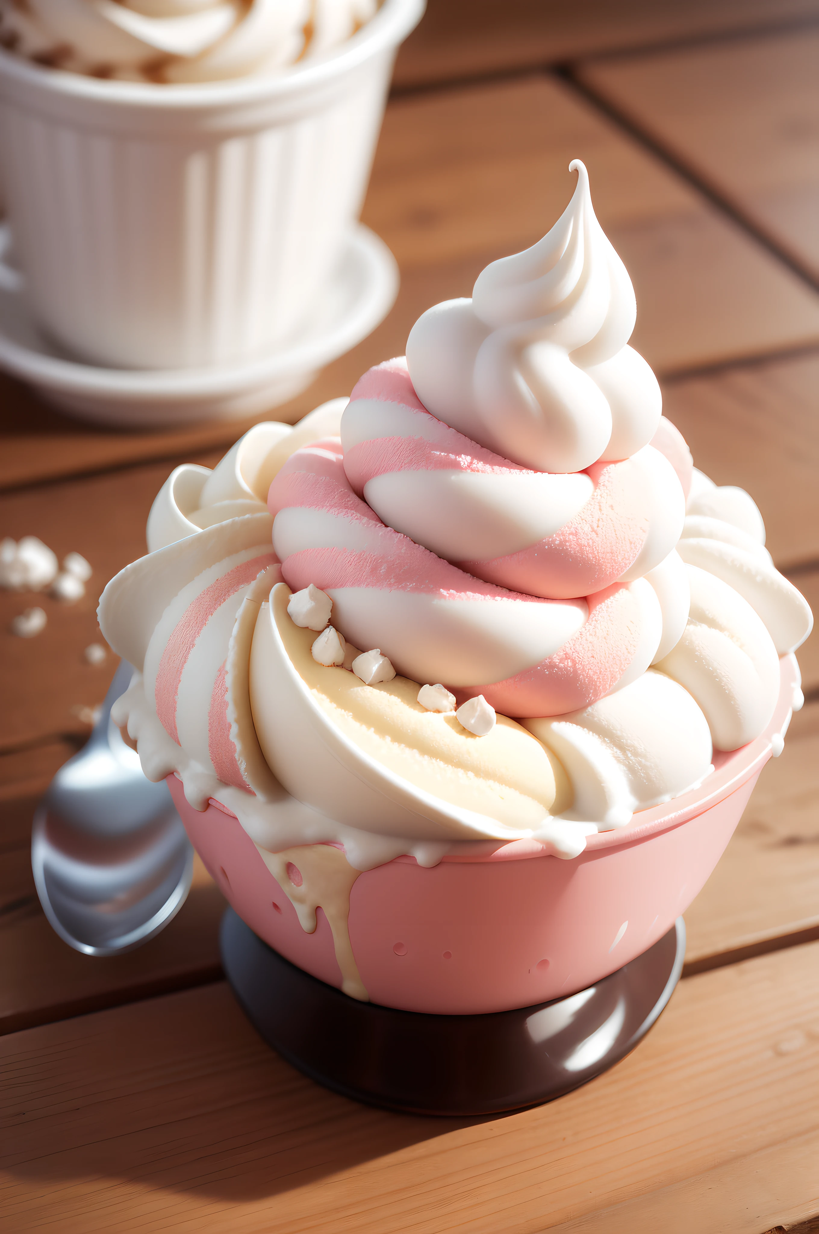 Little whirlwind ice cream,Delicious and tempting ice cream