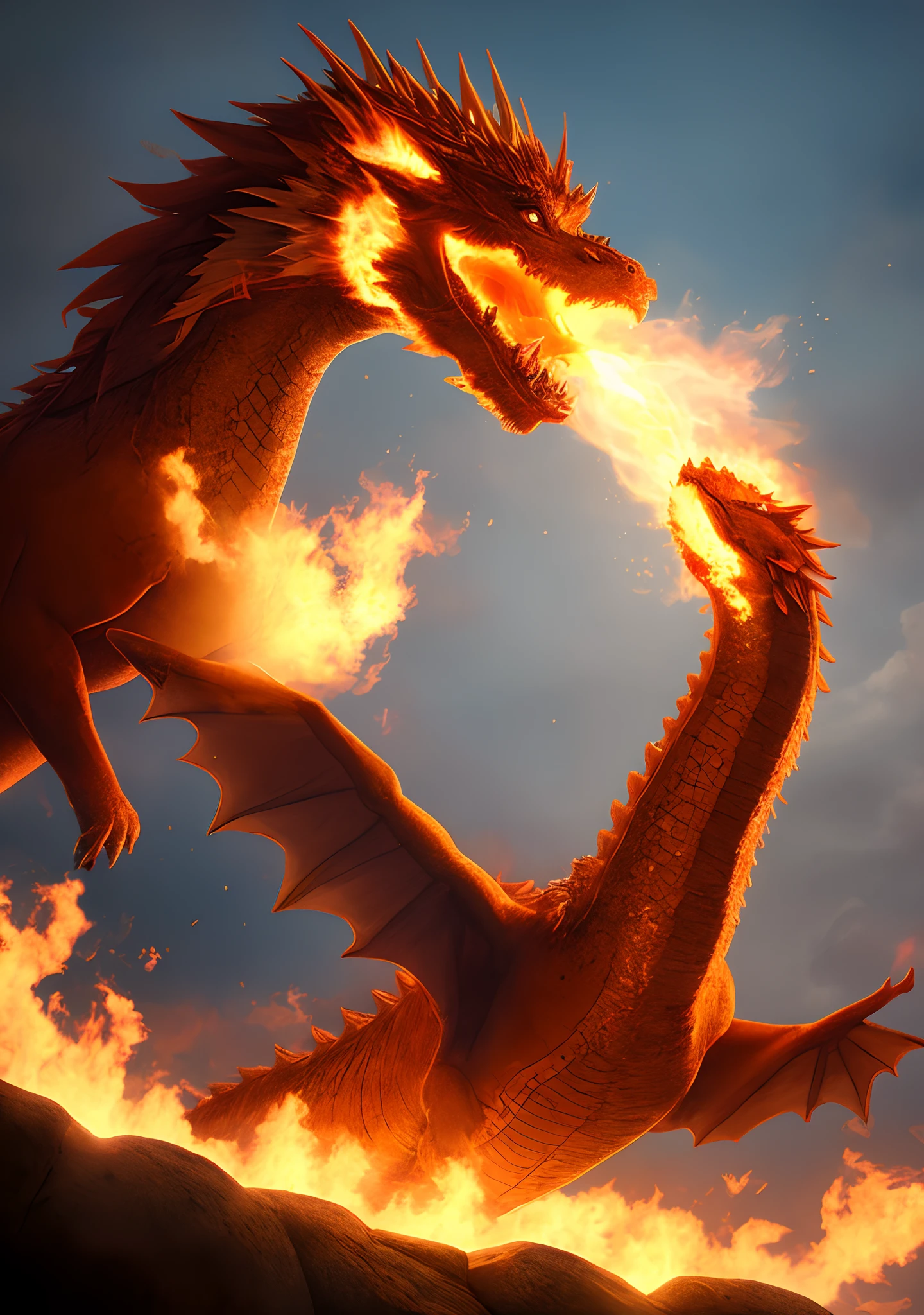 Fire-breathing dragon, Reality