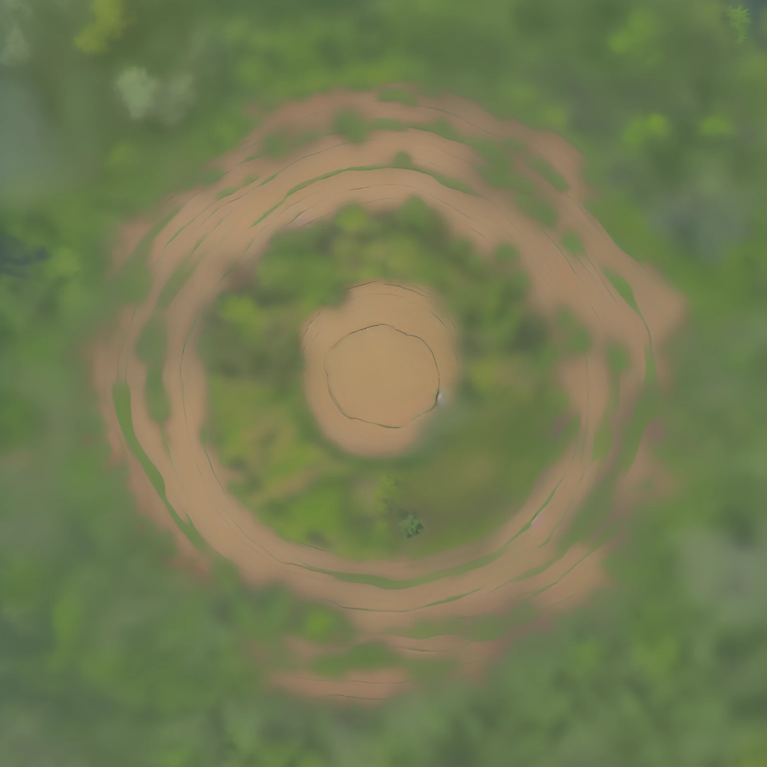 Huge growth rings,grassy fields, game top down view, aerial view top down, Battle map, top down shot, Top view map,8K,Game surface,Battle map on a stump,Masterpiece, Best quality, (Extremely detailed Cg Unity 8K wallpaper), (Best quality), (Best Illustration), (Best shadow), rendering by octane,Ray tracing,Ultra detailed