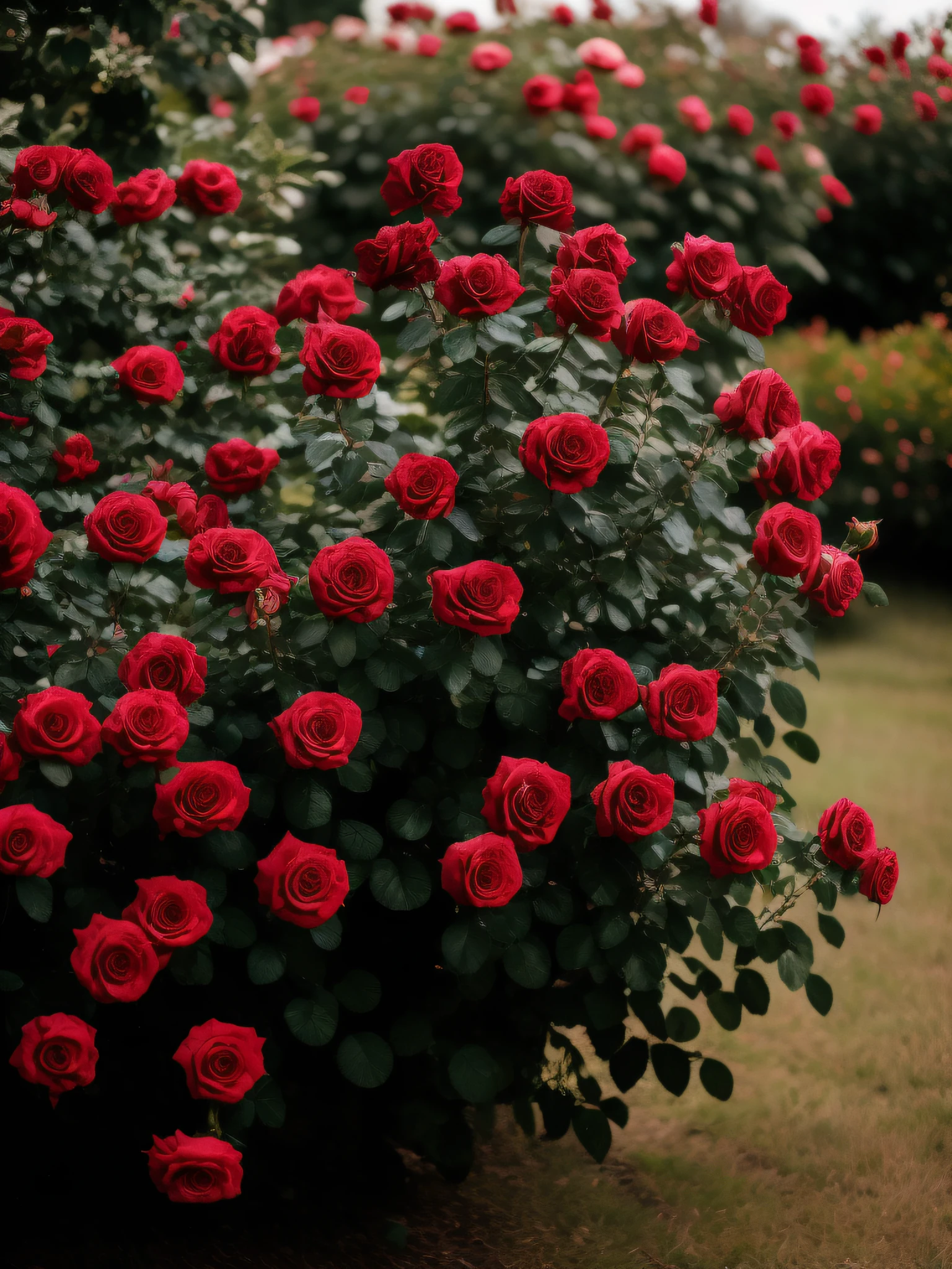 Rose bushes