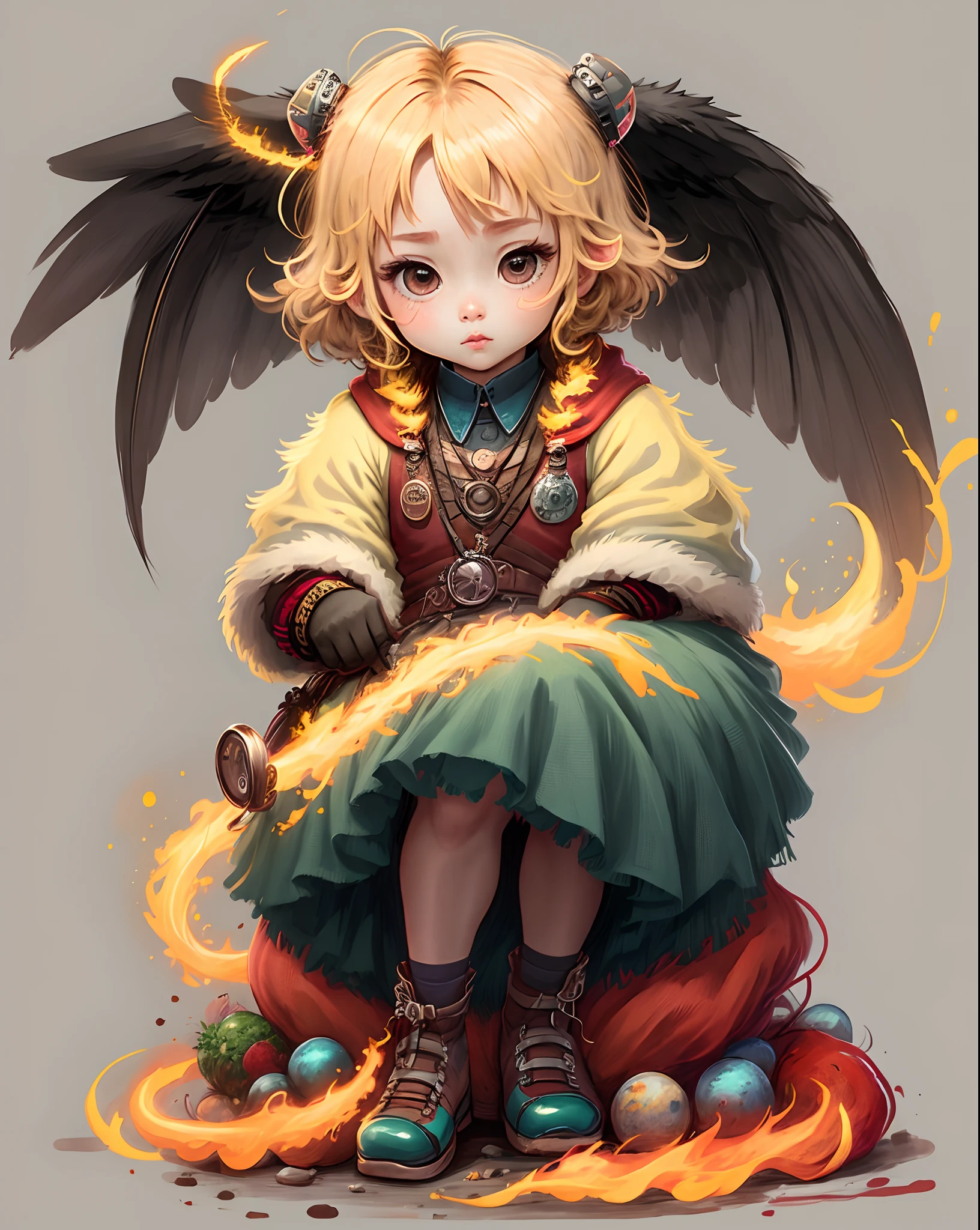 Cute avatar Q version simple