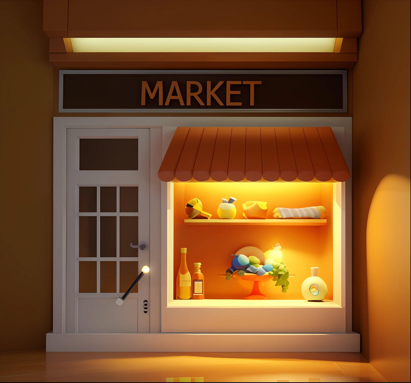 masterpiece, best quality, toon,3d,indoors,night,