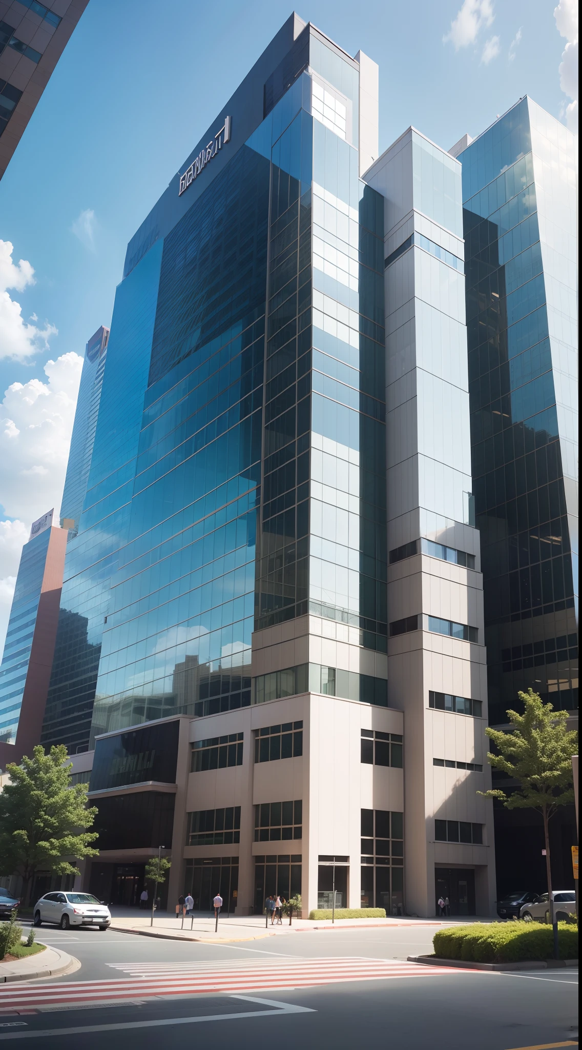 "Corporate buildings designed to foster productivity, collaboration, and innovation, serving as the physical embodiment of a company's identity and values."