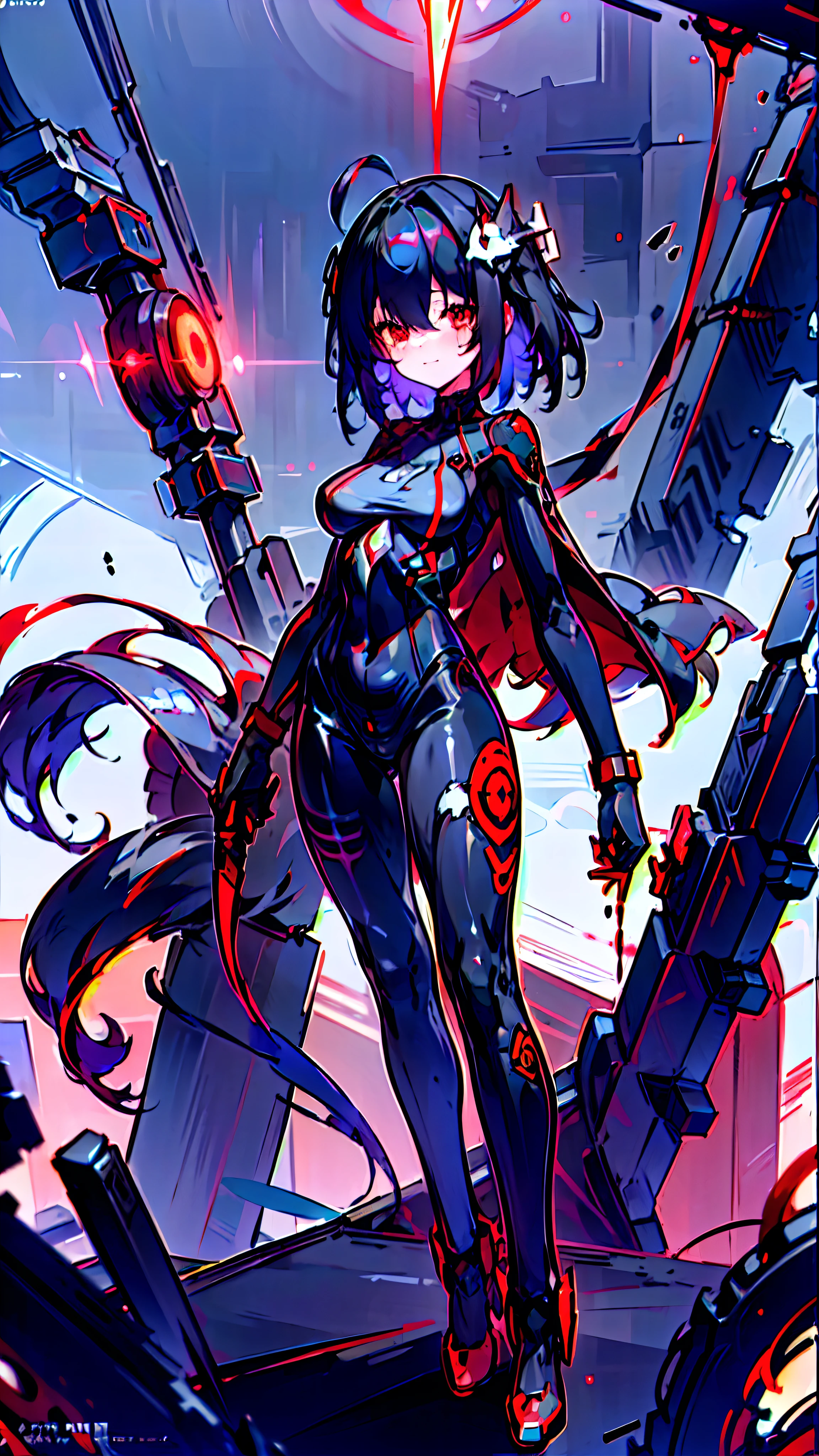 wince, long eyelasher, solid circle eyes, Light smile, Ear blush, devil pupils, Red eyes, Tears, Empty eyes, Dark blue hair, hair between eye, Short hair, huge ahoge, Mad eyes, bandage on, bandage over one eye, Smile, Sad, Crying, ripped apart, expressionless eyes, surrealism, shadowing, anaglyph, stereograms, tachi-e, angle of view, Atmospheric perspective, Chiaroscuro, Cinematic lighting, 8K, Super detail, ccurate, Best quality, hyper HD, retinas, Masterpiece, Textured skin, Award-Awarded, A high resolution, Best quality, Super detail, best qualtiy, 8K, digitial painting,1girll, 独奏, standing on your feet, hair adornments, Red eyes, , blood stain, mechanicalparts, electrical wires, electric cables, Failure effect, terroral, sci-fy, A futuristic, background inside dark, neonlight, cyber punk perssonage, hyper realisitc, eerie, unnerving, spine-chilling, terroral, onesie,Red eyes,Venom possession,Blackened,long black gloves,Jumpsuits,Skinny one-piece latex clothing,Highlight her gorgeous figure,Wrap the whole body,symbiote,((Raised sexy)),onesie,Red eyes,Venom possession,Blackened,long black gloves,Jumpsuits,Black latex clothing,Blood-red eyes,Best quality, high resolution, Ultra-detailed, Vivid texture, Mask, Skinny one-piece latex clothing, bangs,Purple hair,Wear socks,Tears,anklet,washes,Blackened,Wrapped in black slime,A sad expression,Say goodbye to the gaze,Red coat,long eyelasher, solid circle eyes, Light smile, Ear blush, Red eyes, Tears, Empty eyes, Dark blue hair,Red coat,bleed,,The legs were covered with bandages,The legs were covered with bandages,The whole body is covered with bandages,Anime girl in red cape