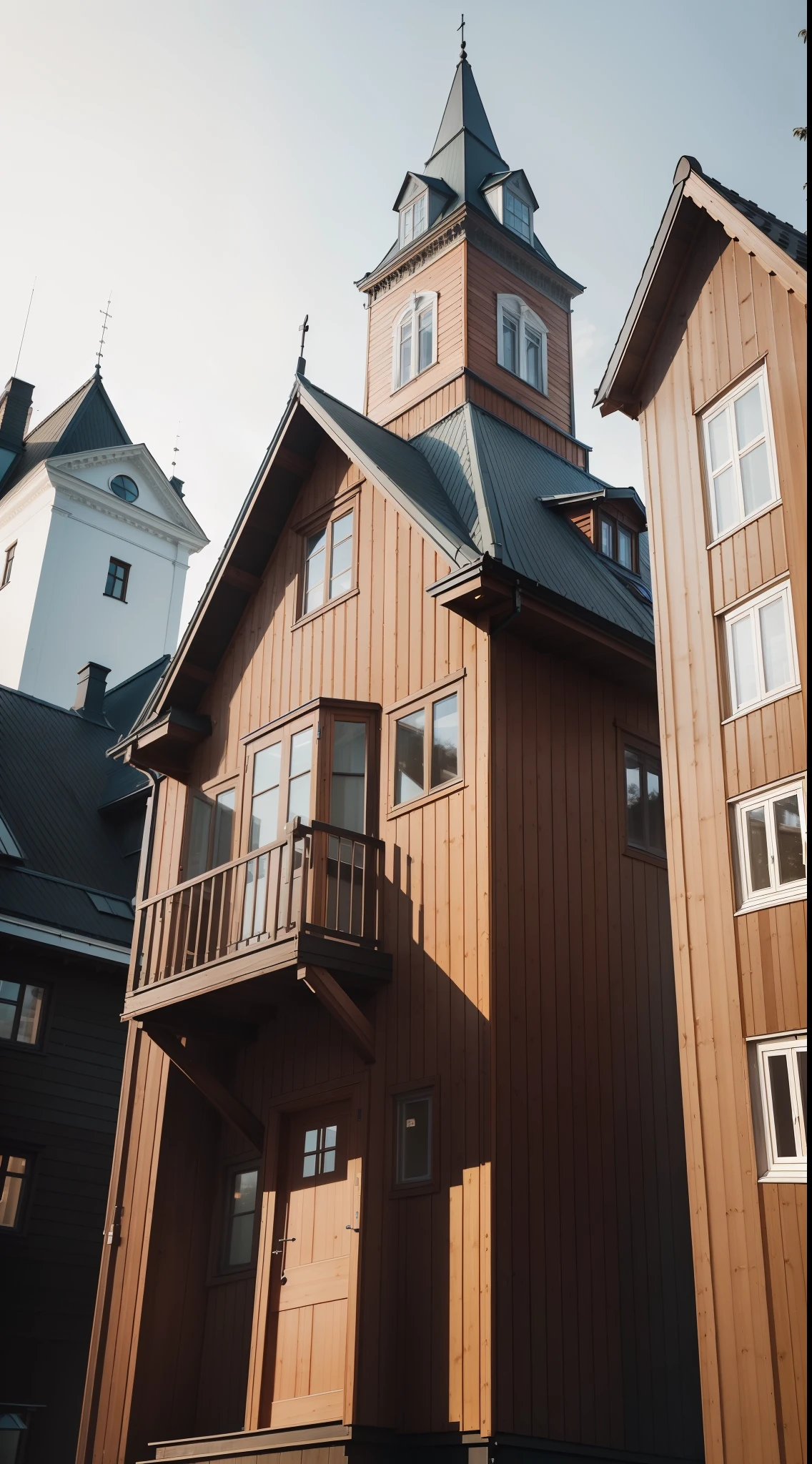 "Finland's architecture reflects a blend of Scandinavian aesthetics and functional design, encompassing traditional wooden houses, iconic landmarks like the Helsinki Cathedral, and innovative modern structures that harmonize with the natural surroundings."