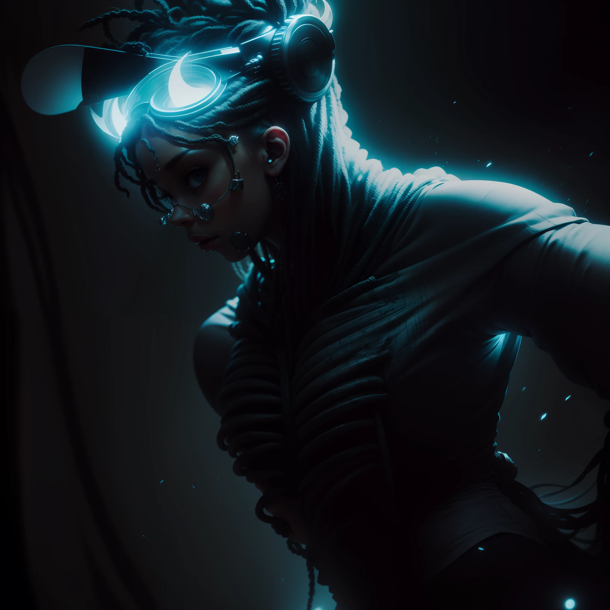 back ground hiteh dreads meca