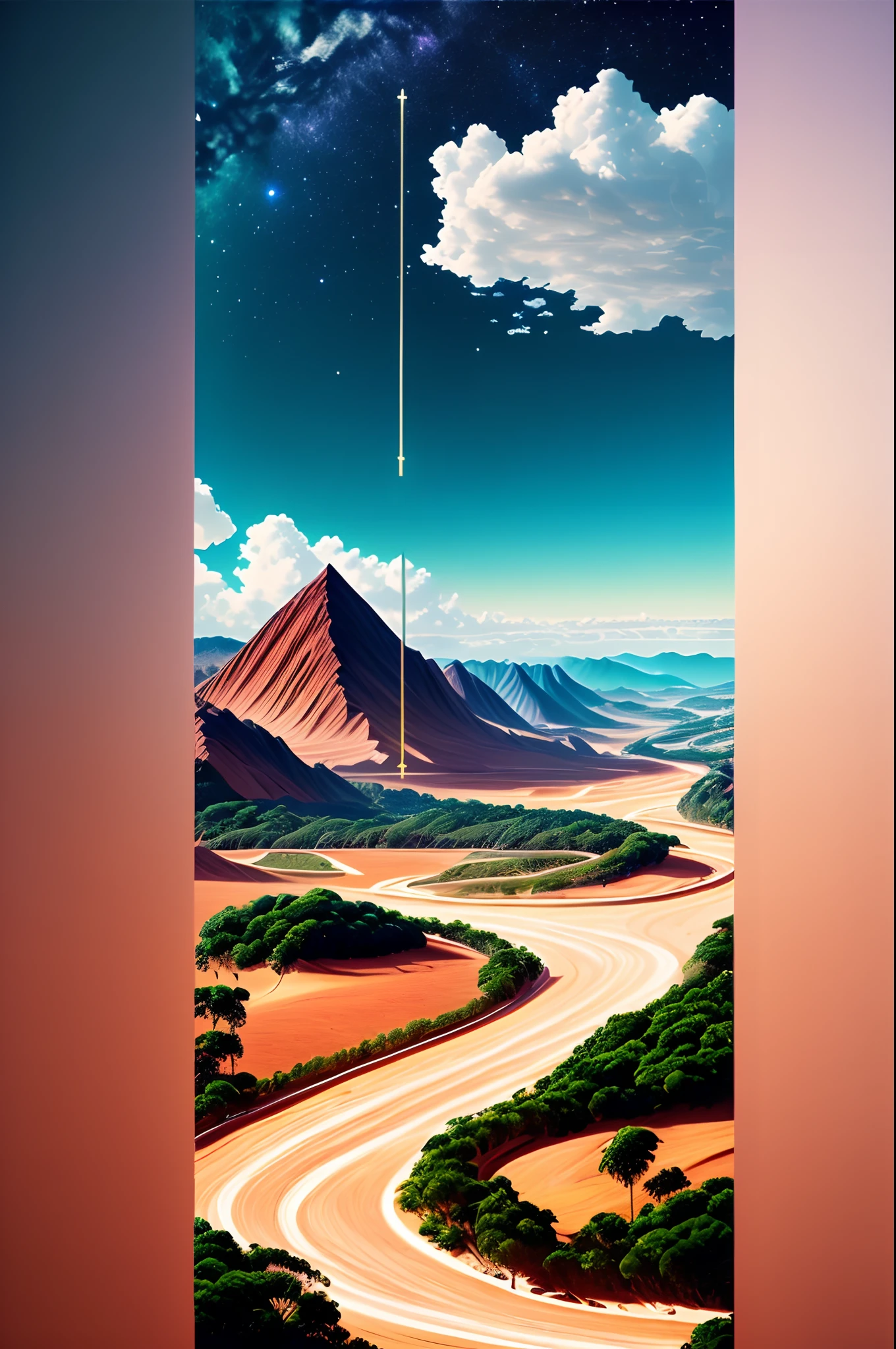 Criar uma imagem do banner para um canal de youtube, image up to 6 MB with at least 2.048 x 1.152 pixels, The planet Earth being seen from outer space, Increivél view, Formoso, chocante, emocionante, qualidade 8k, Kinematic, dinamic angle, foto perfeita, ((((Vista da imagem horizontal)))), 1,5 mm --auto