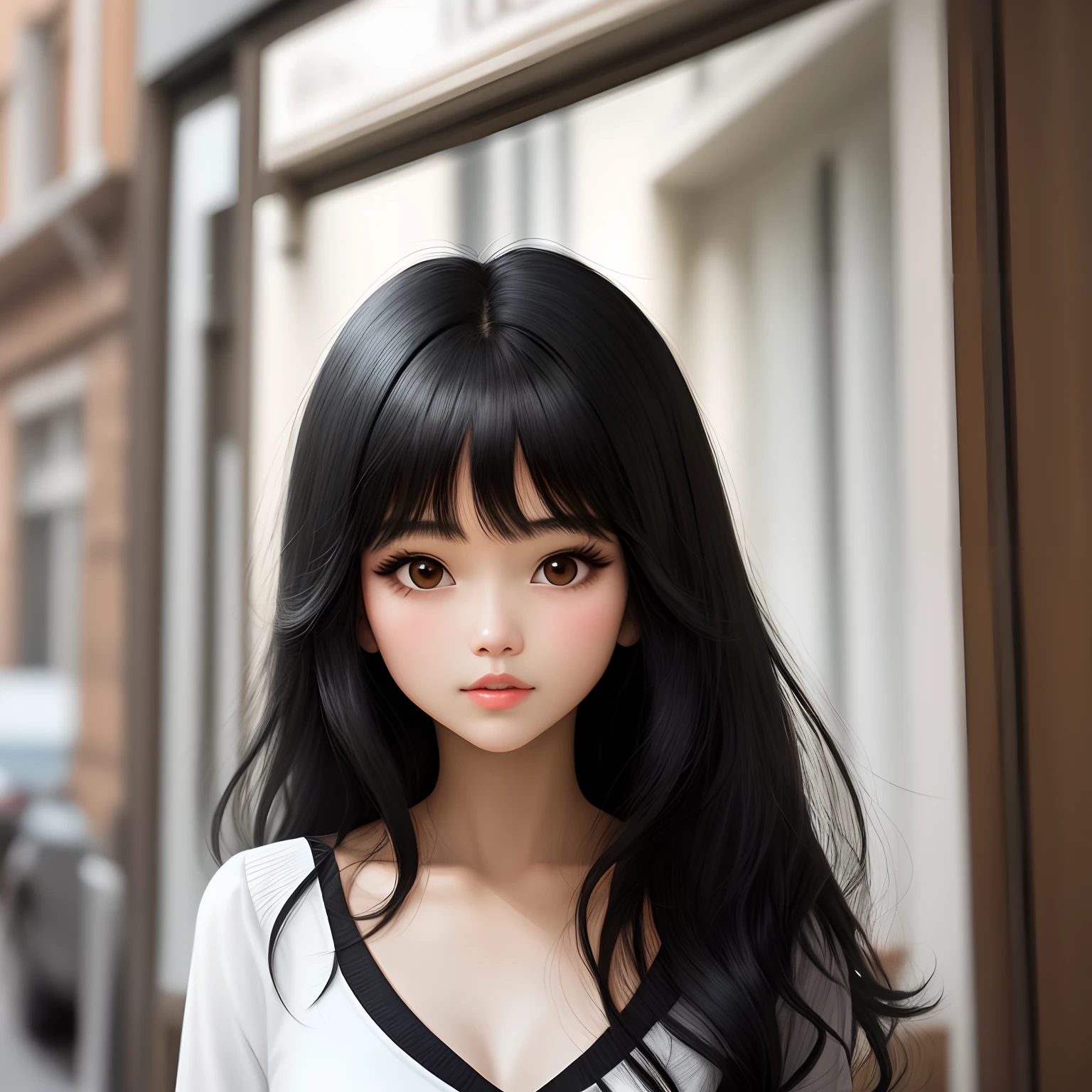 Black hair girl