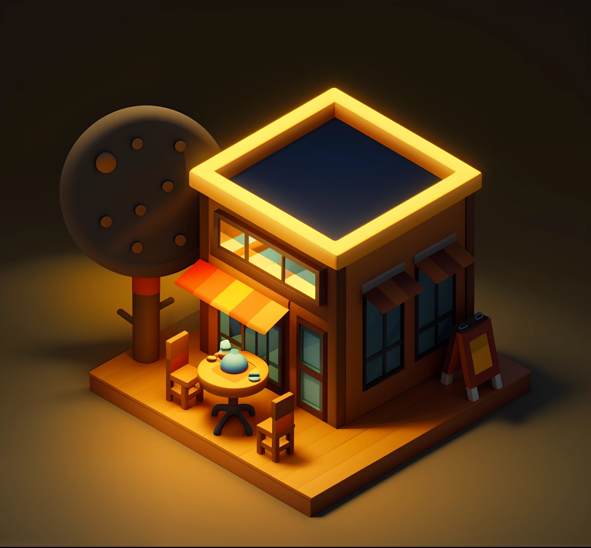 masterpiece, best quality, toon,3d,indoors,night,