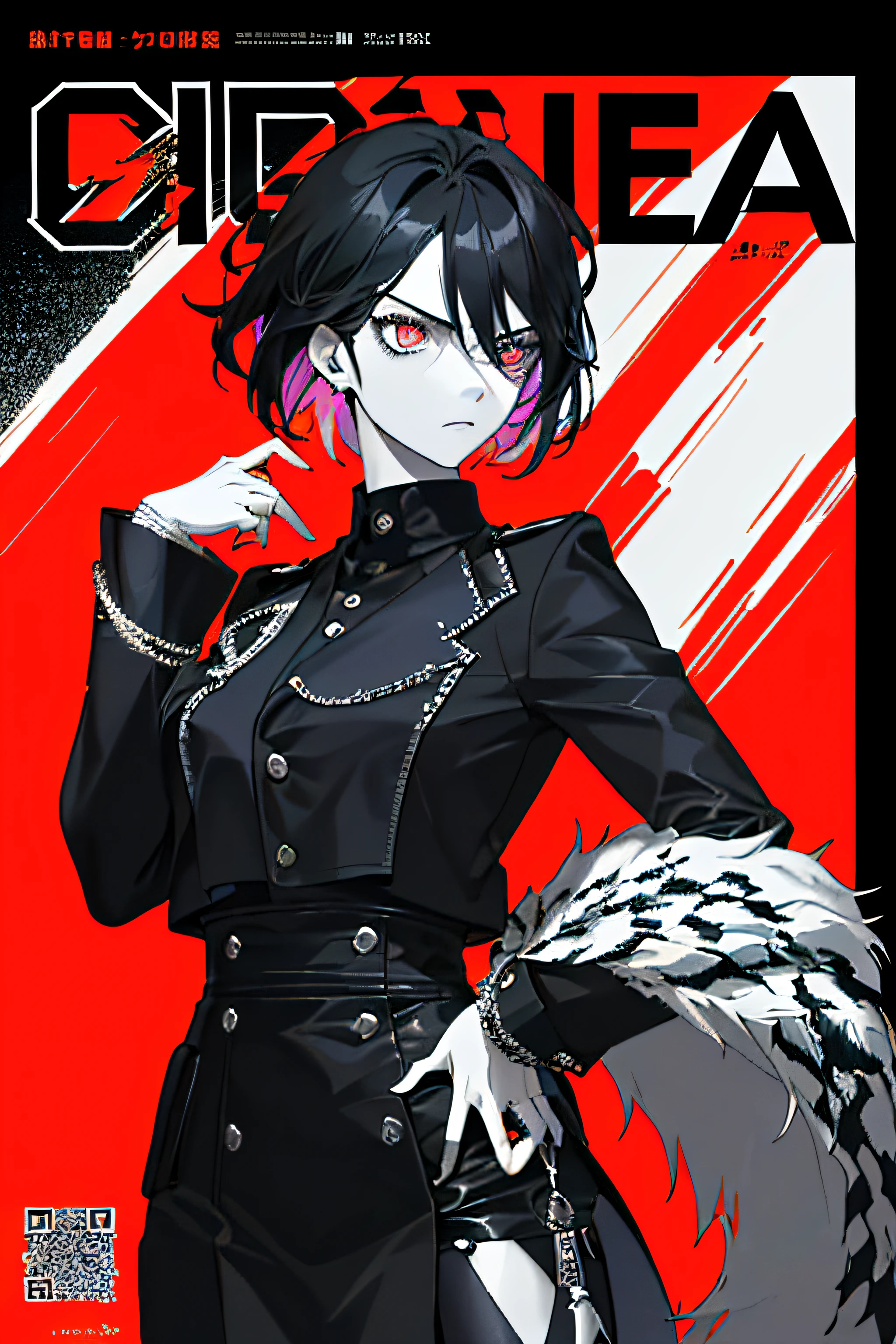 ((((dramatic))), (((gritty))), (((intense))) film poster featuring a young woman as the central character. She stands confidently in the center of the poster, wearing a stylish and edgy outfit, with a determined expression on her face. The background is dark and gritty, with a sense of danger and intensity. The text is bold and attention-grabbing, with a catchy tagline that adds to the overall feeling of drama and excitement. The color palette is mainly dark with splashes of vibrant colors, giving the poster a dynamic and visually striking appearance,tachi-e
(magazine:1.3), (cover-style:1.3), fashionable, woman, vibrant, outfit, posing, front, colorful, dynamic, background, elements, confident, expression, holding, statement, accessory, majestic, coiled, around, touch, scene, text, cover, bold, attention-grabbing, title, stylish, font, catchy, headline, larger, striking, modern, trendy, focus, fashion,