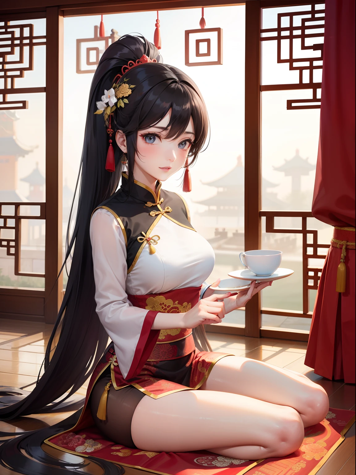 woman, China, ancient, traditional