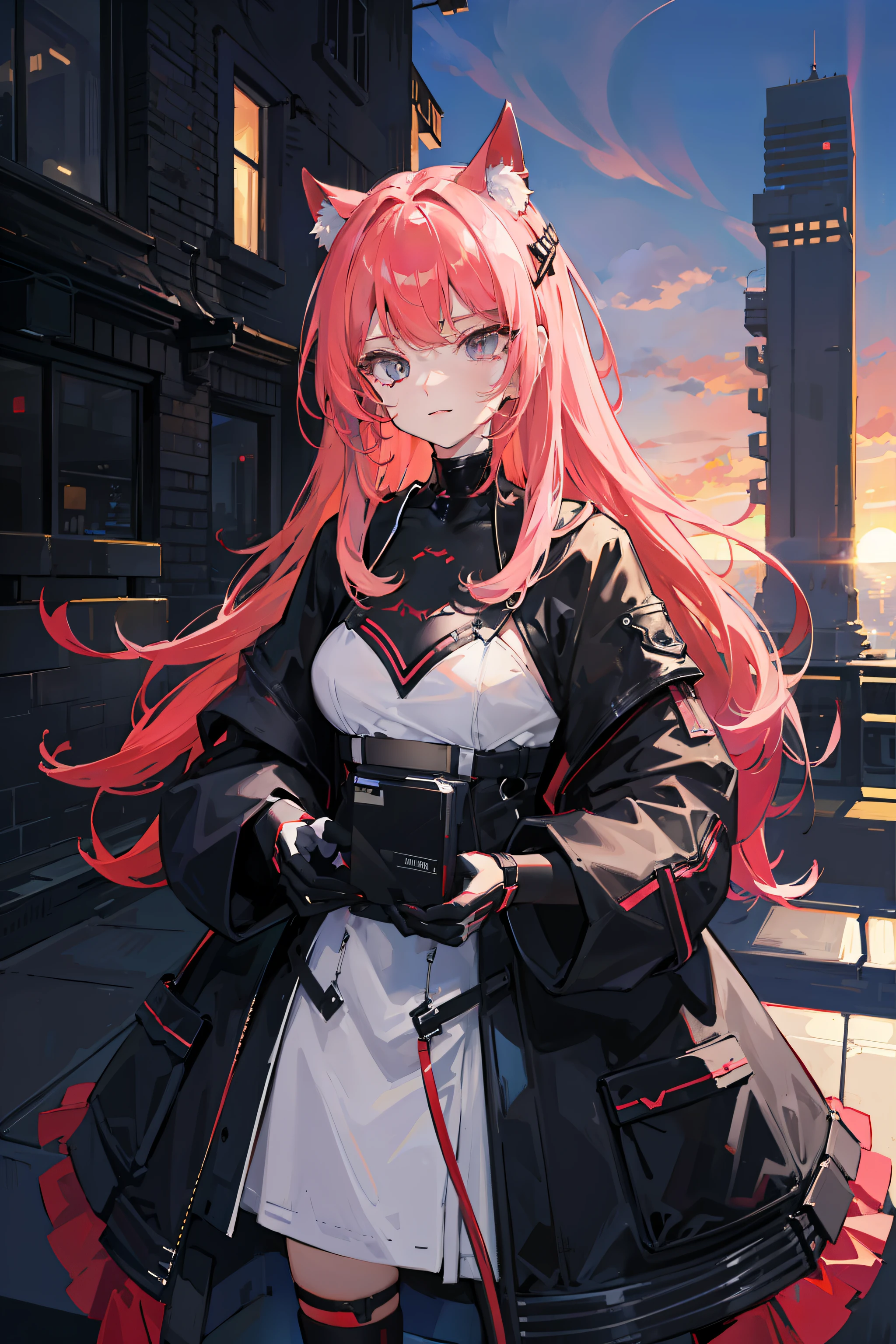 (nvinkpunk: 1.2) (snthwve style: 0.8) Corvette, light wave, sunset, complex and elaborate design
