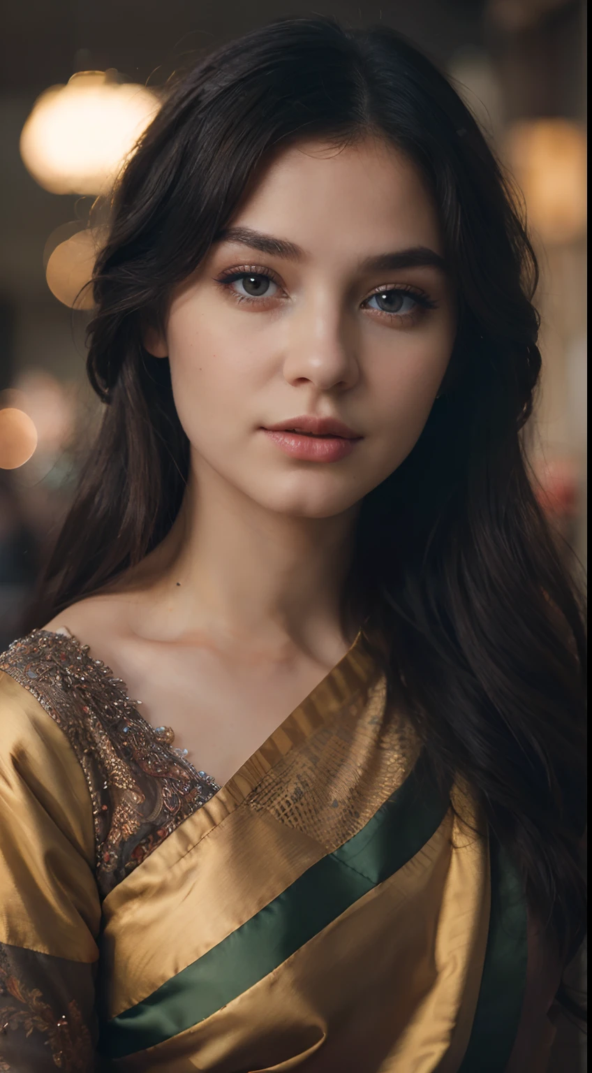 ((Best quality, 8k, Masterpiece :1.3)), 1girl, beautiful woman, (casual hairstyle,), casual wear: 1.2, interior, ultra-detailed face, delicate eyes, double eyelids, Russian, black hair, black eyes,