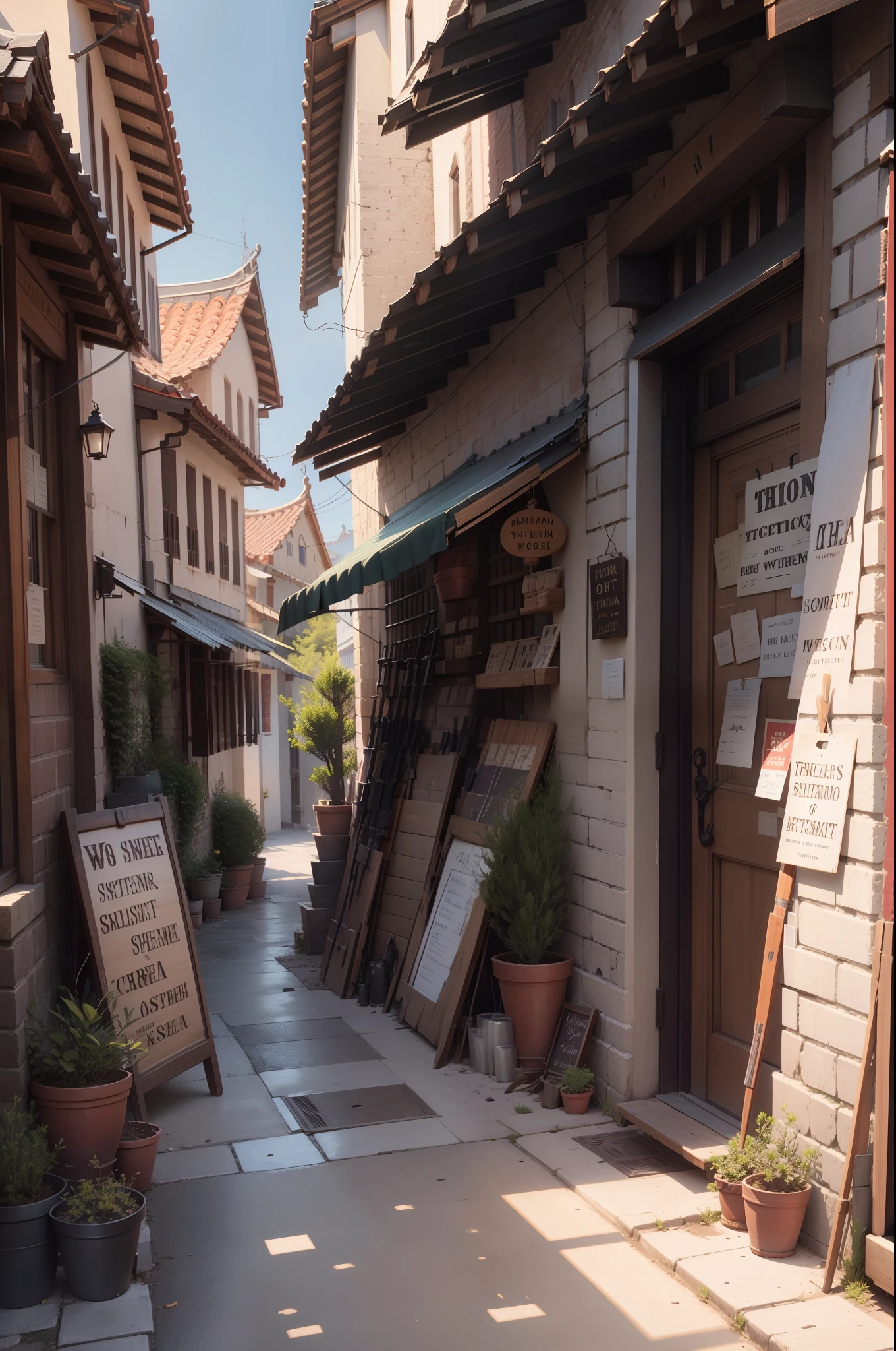 Outside view、Entrance to the brick building、Weapons Shop、Western-style room、Italy、Spain、Weapons store sign、Hanging Sign、in isekai、The door is open and、、、、I see a weapon behind me.、unmanned、No humans、no Animal、leisure、Silence、during daytime、hiquality、It was real, So I looked up a little..、Signs like weapons shops、Old buildings、Old West、Weapons outside the store、no_china