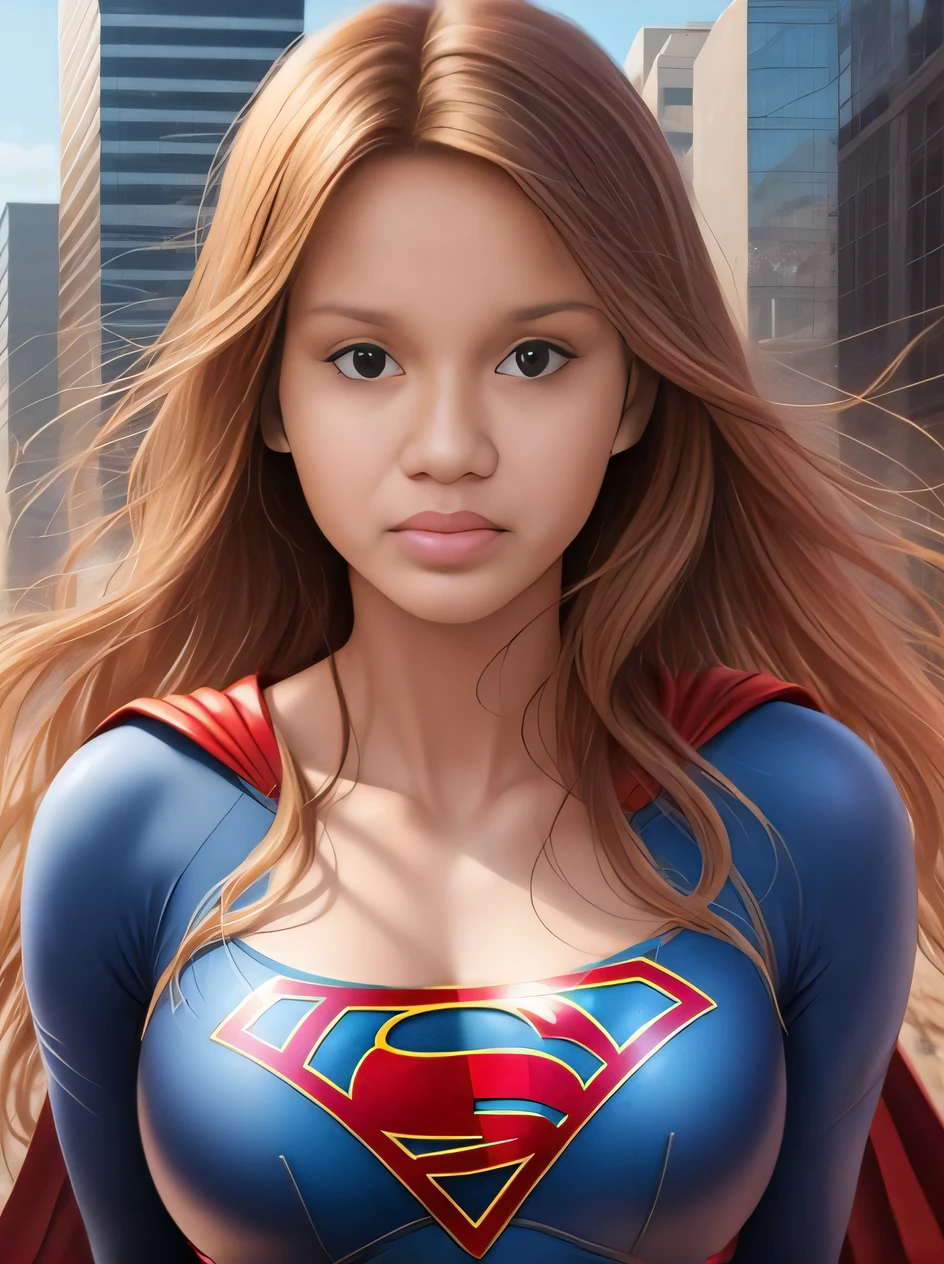 Uma mulher com uma fantasia de Superman posando para uma foto, Wojtek FUS, Ross Tran 8 K, Ross Tran e Artgerm, Supergirl, Por Ruan Jia e Stanley Artgerm, Modelo IG | Artgerm, trending artgerm, Artgerm extremamente detalhado, Artgerm e Atey Ghailan, por stanley Artgerm