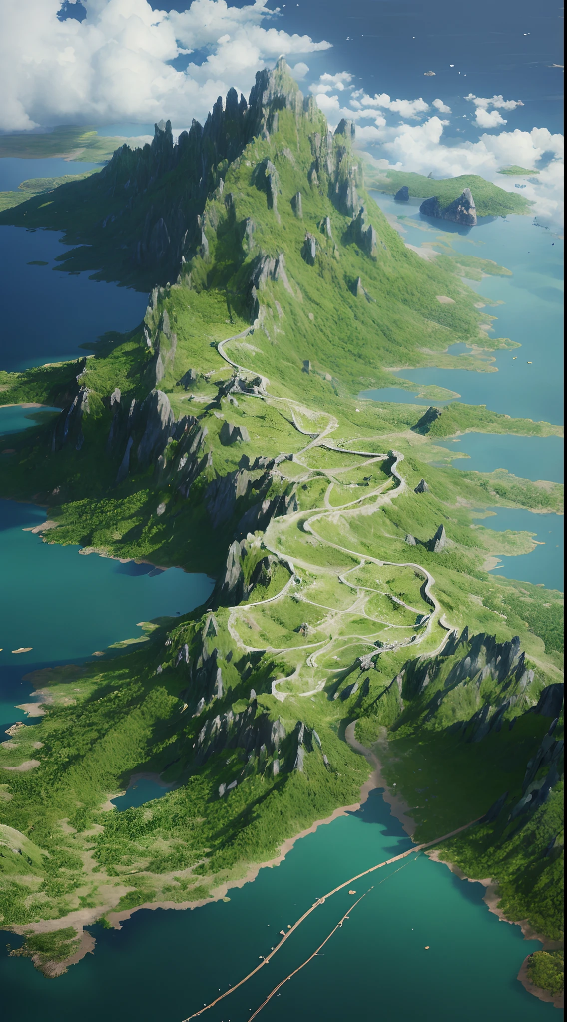masterpiece, best quality, high quality, extremely detailed CG unity 8k wallpaper,landscape with Visual Weight ,A place with a very vast nature with big trees and lots of vegetation,fat,lovely,Lake Baikal,holly,PSX GRAPHICS,award winning photography, Bokeh, Depth of Field, HDR, bloom, Chromatic Aberration ,Photorealistic,extremely detailed, trending on artstation, trending on CGsociety, Intricate, High Detail, dramatic, art by midjourney