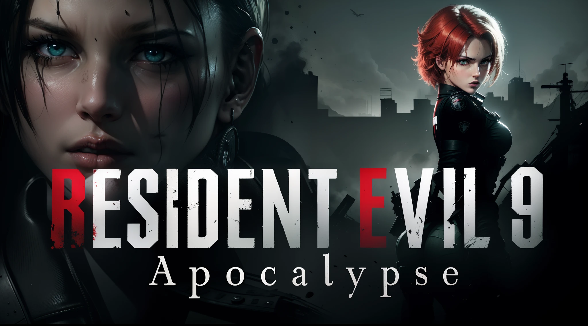 resident evil game logo with a unique and innovative design