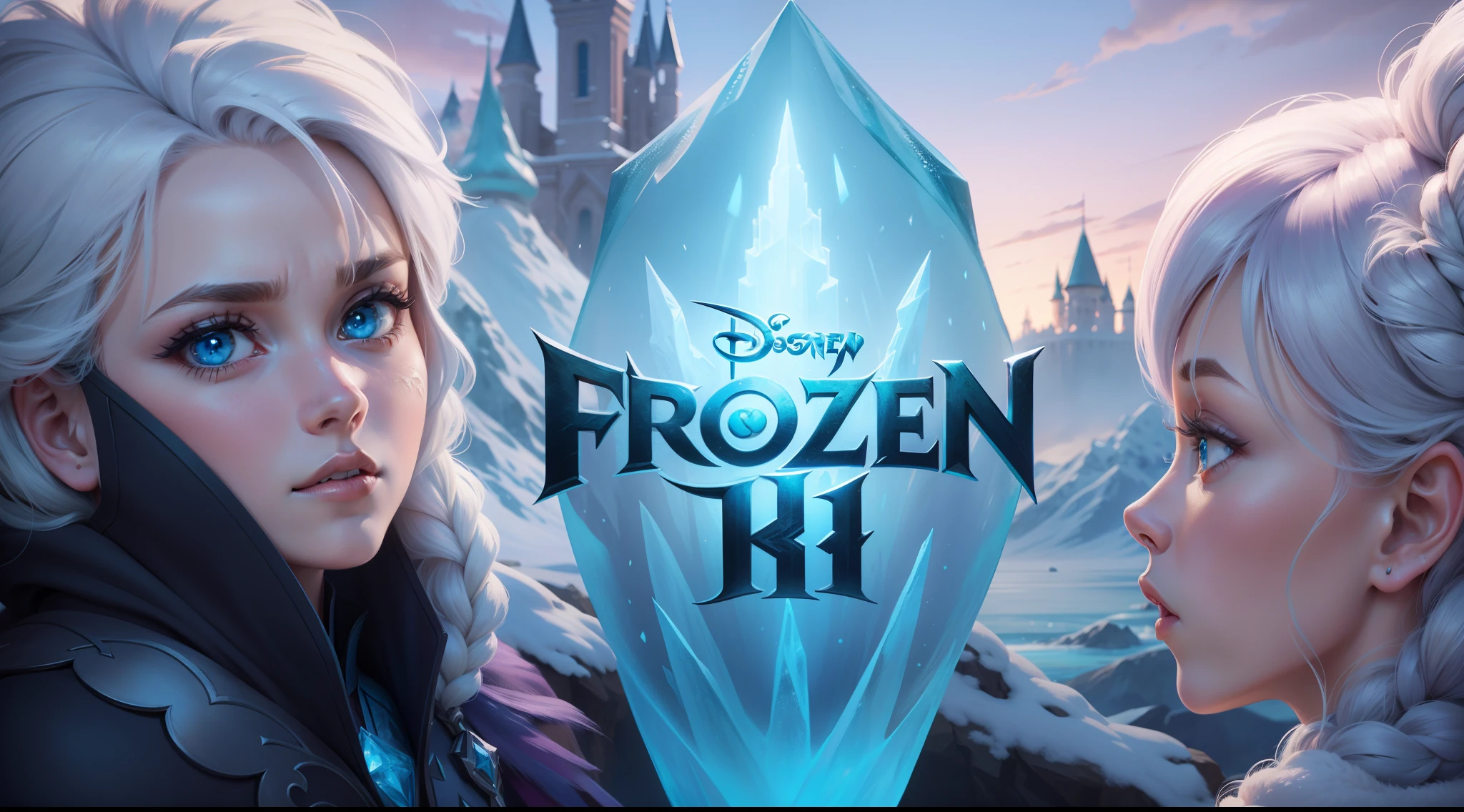 frozen 3 movie logo with a unique and innovative design