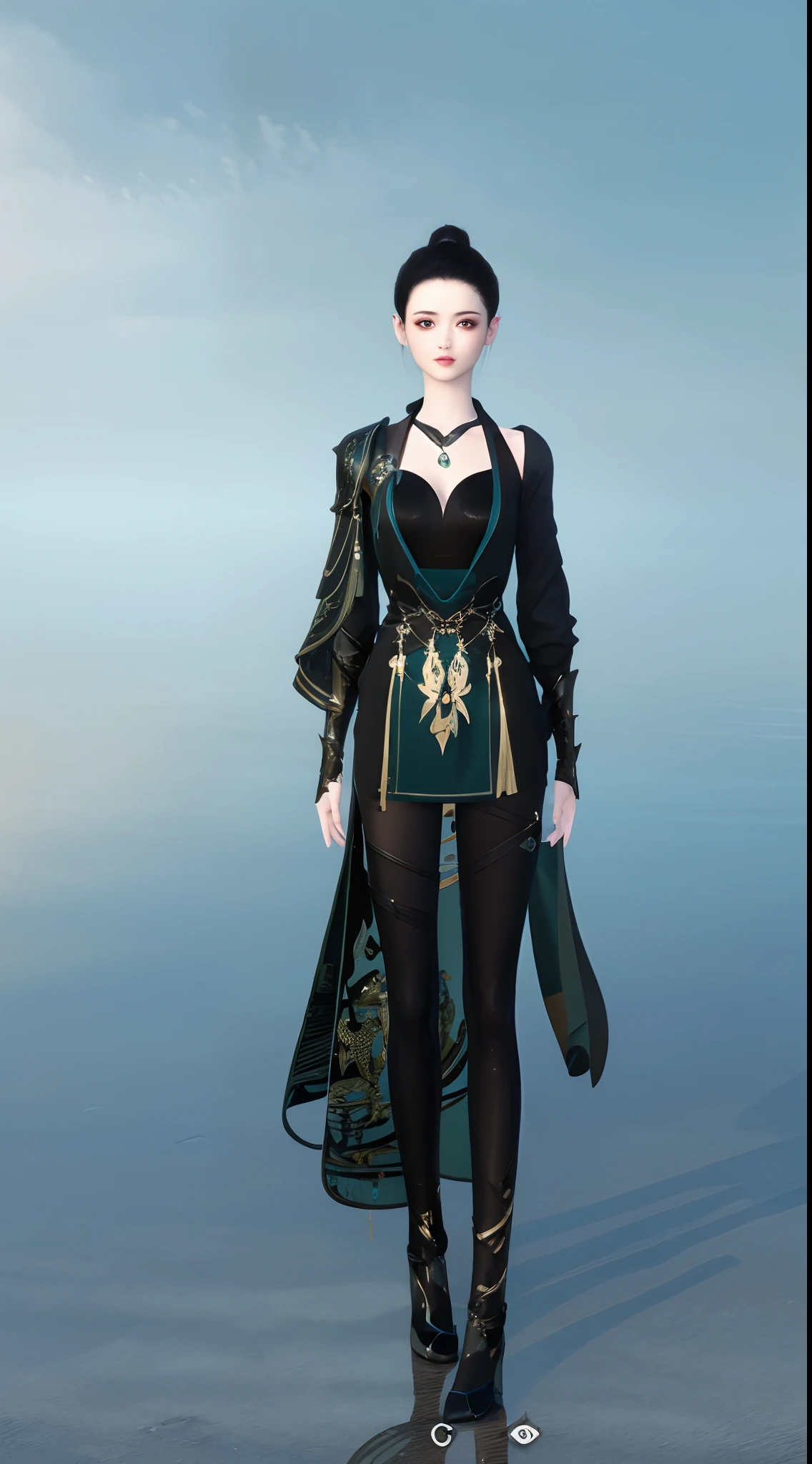 1 woman(Clear face)、Full body standing painting,独奏,Gorgeous dress、silkouette,Transparent background,Game character costume design,high detal,cinematic colorgrade,Ultra photo realsisim,Digital SLR,white backgrounid,Ultra-high resolution,Sharp focus,tmasterpiece,hdr,8K,(The is very detailed的 CG unified 8k 壁纸)