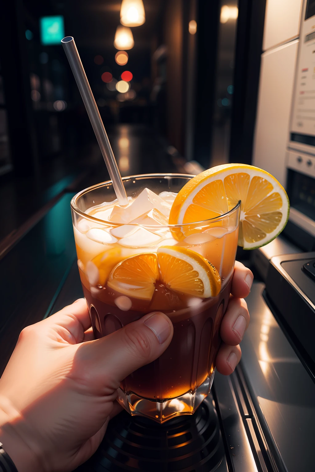 First-person drinking