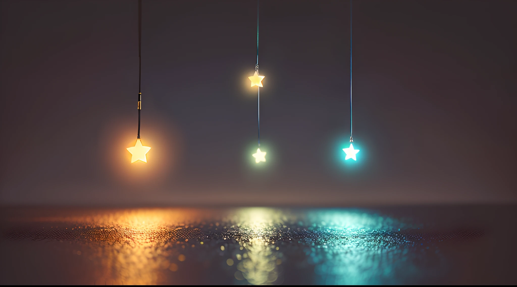 Light blue stars on a black background