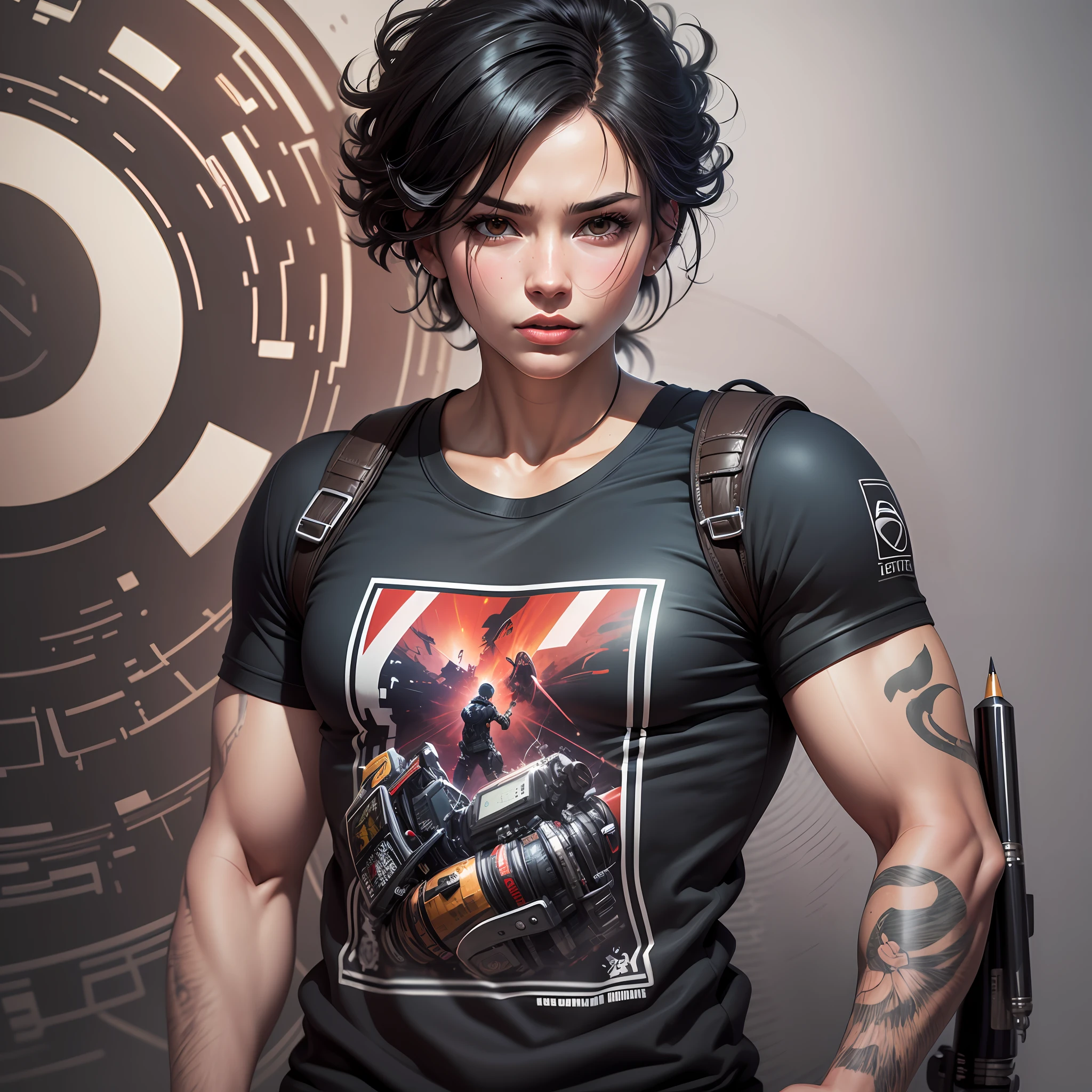 black gangstar illustration style cgsociety .print ready vector t shirt design, black gangstar illustration, 60s style, vintage style, front view, sticker, clean white background, professional vector, high detail, t shirt design, graffiti, vibrant, ( ultra full hd), (ultra full hq), (extremely detailed), (award-winning masterpiece).64k)), by ray dozy, ultra hd, realistic, vivid color, highly detailed, UHD drawing, pen and ink, compositing perfect, beautiful intricate detail insanely detailed octane rendering trending in artstation, 8k art photography, photorealistic concept art, perfect light soft natural volumetric cinematics --auto --s2