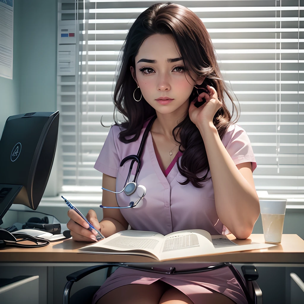 a woman at the doctor's office --auto --s2