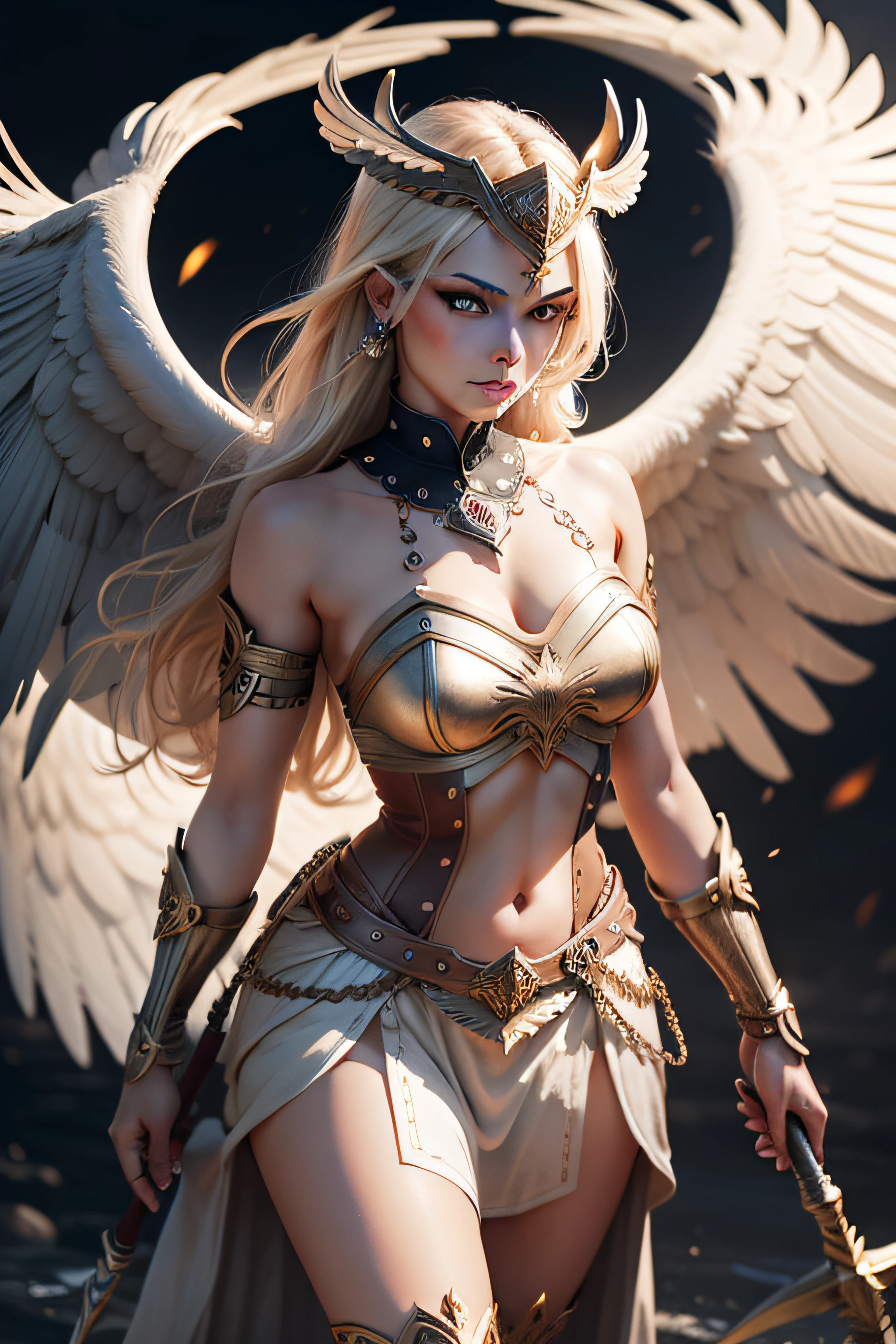 Designer Circular, Valkyrie with spear
