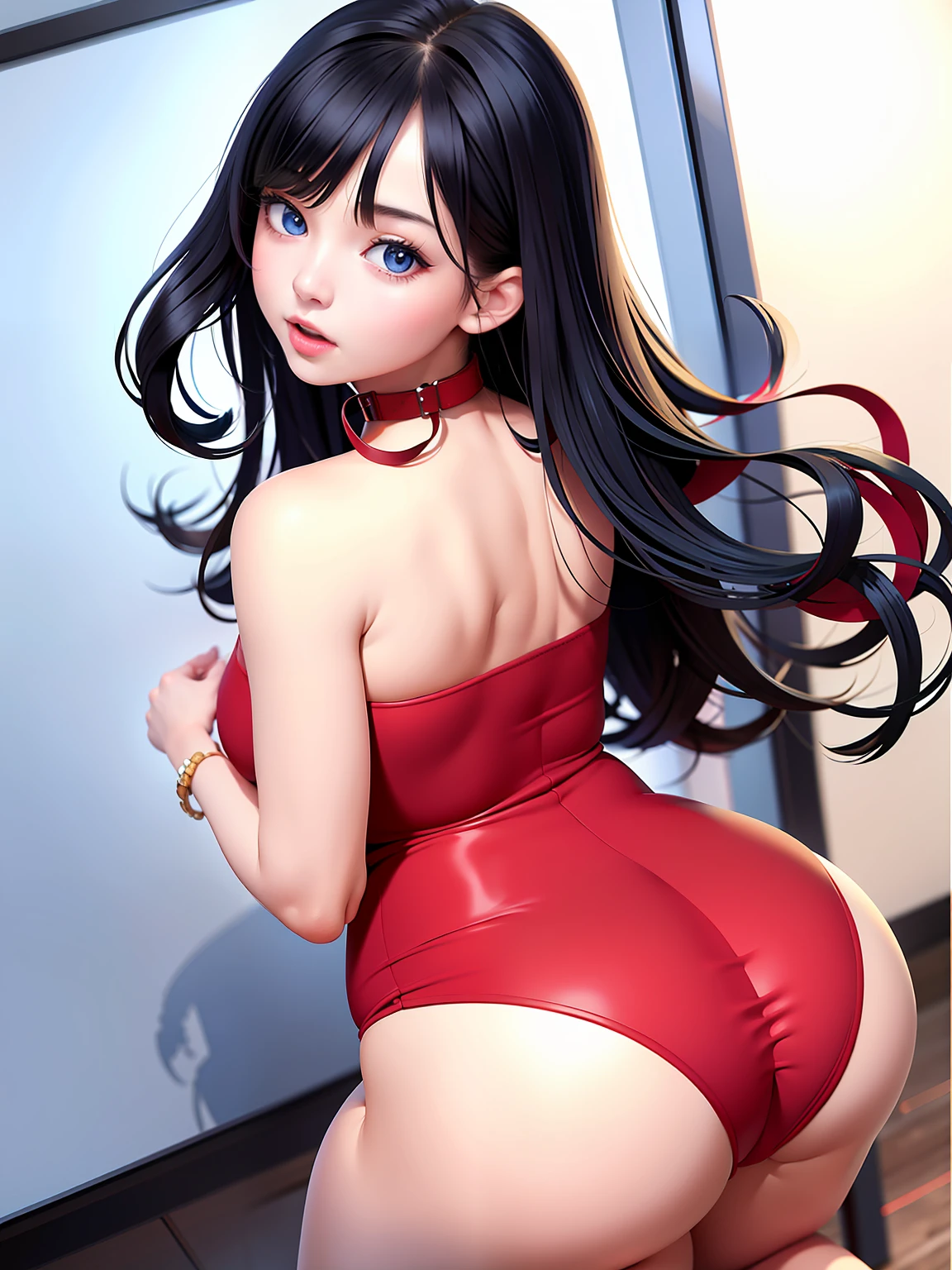Photorealsitic、realisitic、独奏、Photorealsitic、top-quality、超A high resolution、
long curly black hair、large blue eyes、Cheerful expression、curvy figure、((((red_collar)))、sweater
beautiful、masterpiece、top-quality、extra detailed face、Perfect litthing、独奏、1girl in、Big butt
Highest Quality、超A high resolution、Photorealsitic、
ultra-detailliert、
masterpiece、top-quality、
suzy1、