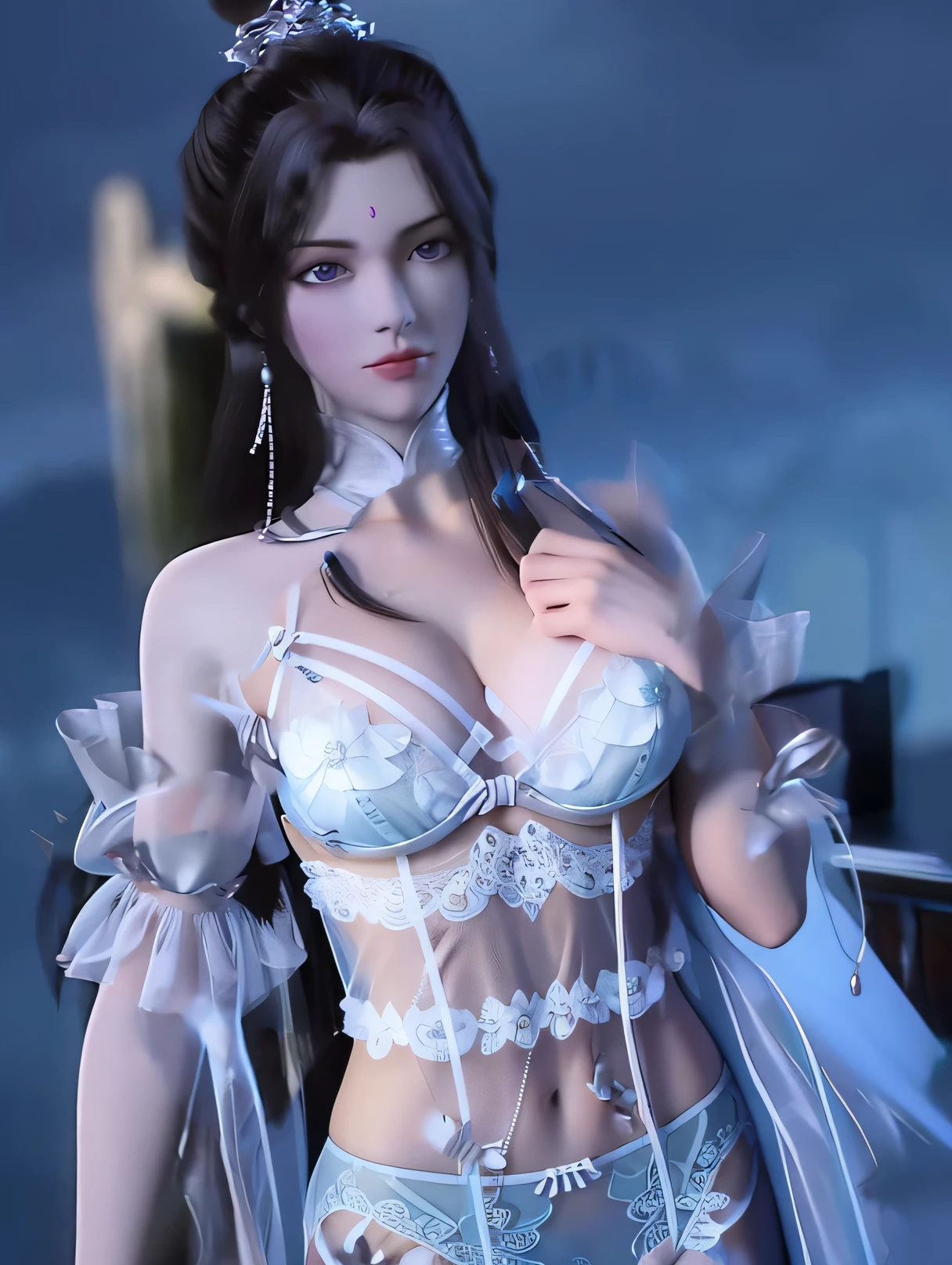 Translucent lingerie