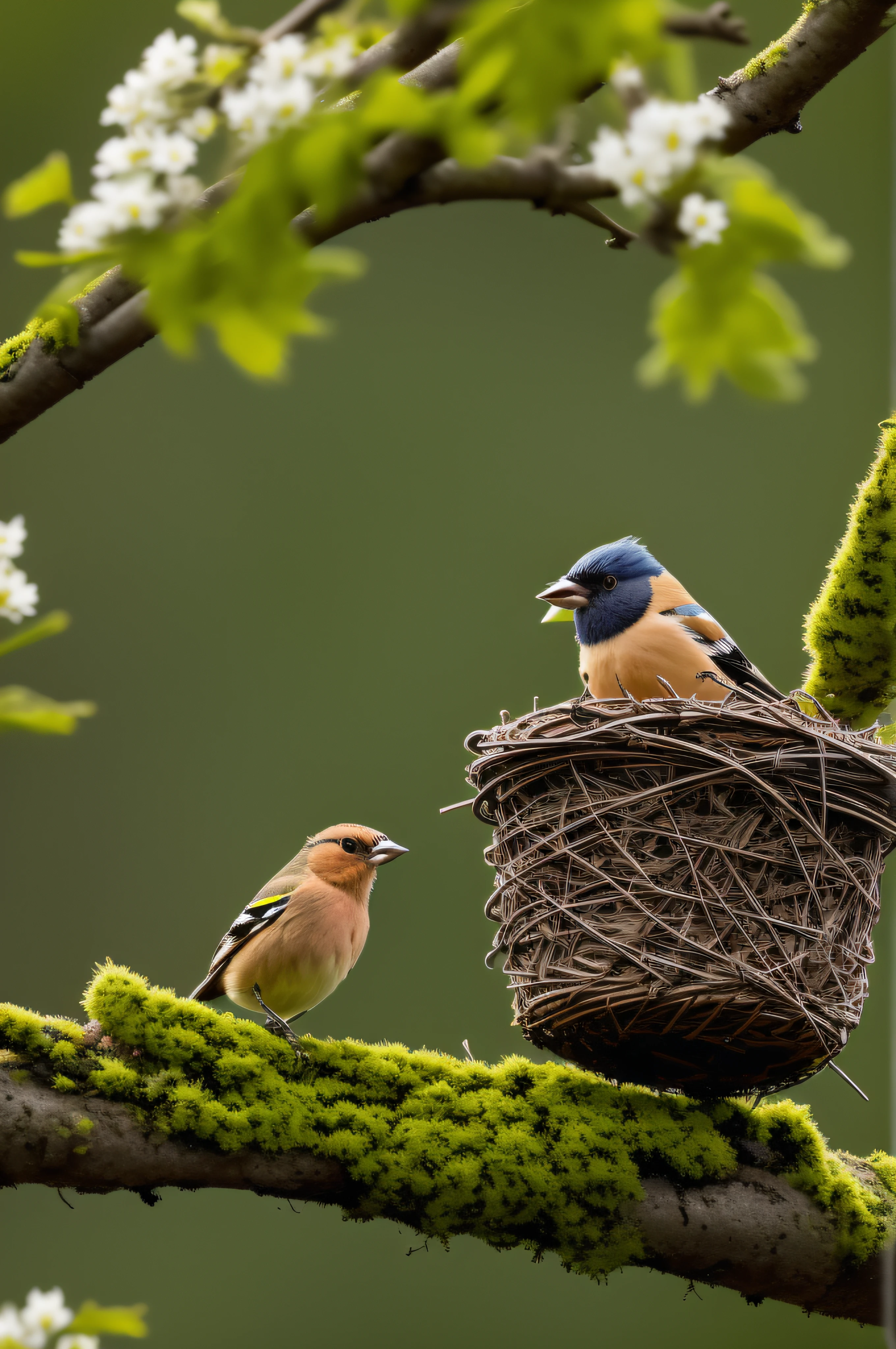 The clock-a-clay is creeping on the open bloom of May, the merry bee is trampling the pinky threads all day, And the chaffinch it is brooding on its gray mossy nest, In the whitethorn bush where I will lean upon my lover's breast,