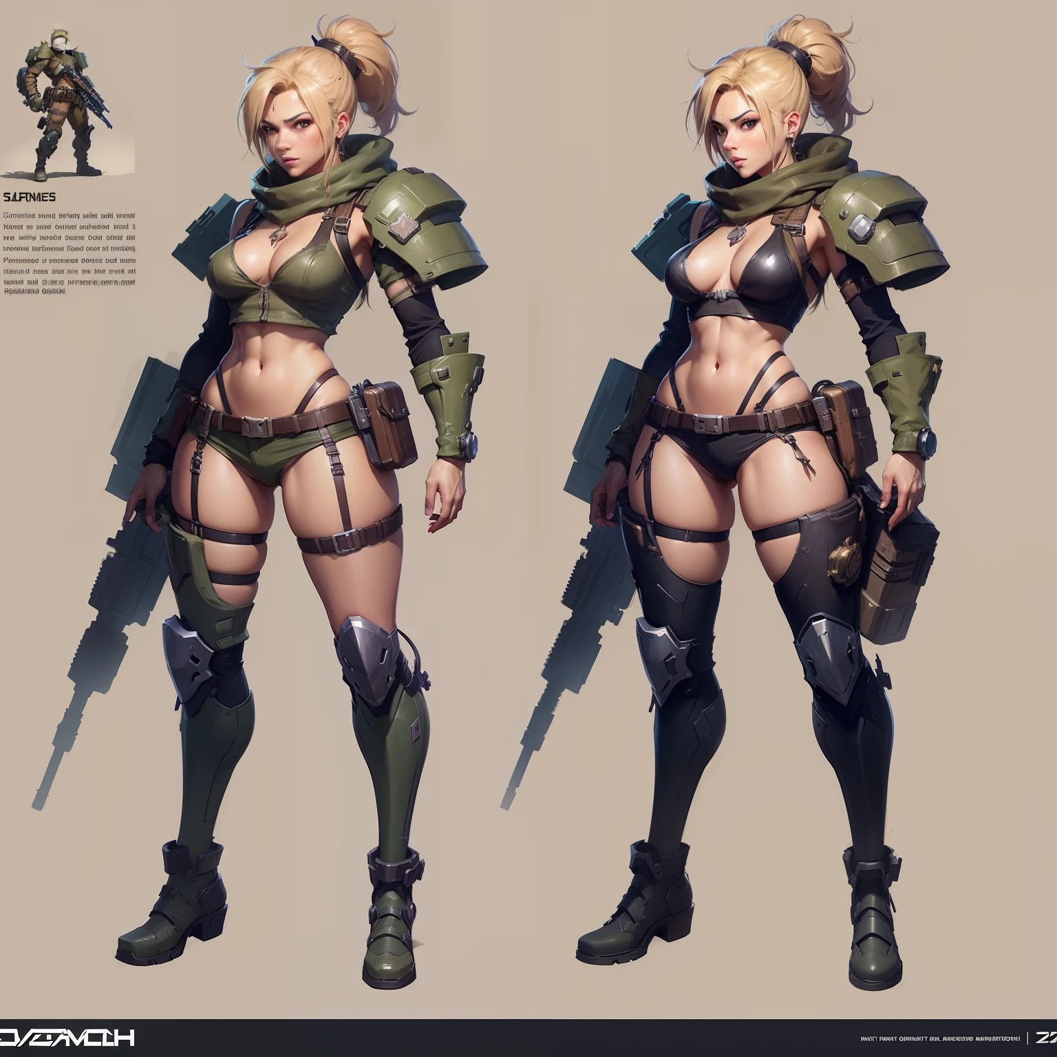 Clear, Detailed Sketches (high quality) of an Overwatch video game character, video game concept, metal slug concept art, video game concept art, 2D concept art, game character concept art, video game character design, character concept art, concept art, This + concept art, skin concept, video game character art, concept art for a video game, video game concept art, Senior Conceptual
