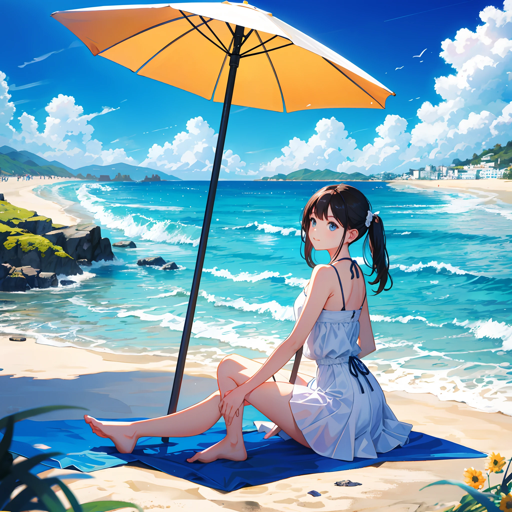 water, Seaside, beach, Sunny