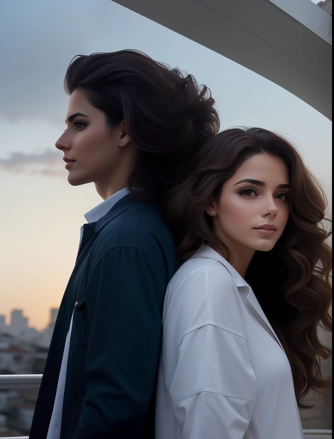 Deixar o cabelo da mulher liso