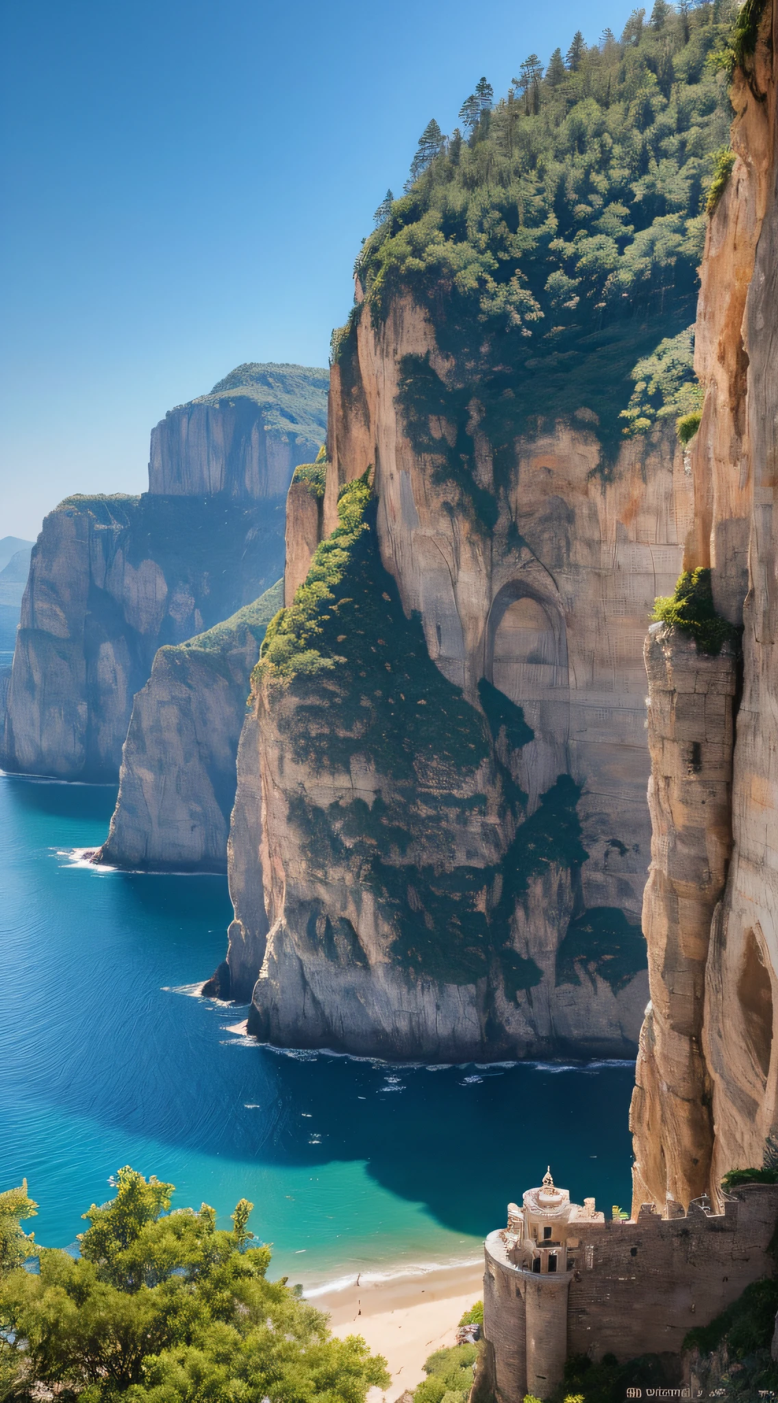Masterpiece, best quality, high quality, extremely detailed CG unity 8k wallpapers, landscapes, perfect reflections, stunning water surfaces. outdoors, sky, clouds, dusk, no humans, castle, gothic, mountains, landscape, water, trees, blood moon, waterfall, cliffs, nature, lake, river, cloudy sky, detail enhancement, detail enhancement, no flaw. Award Winning Photography, Bokeh, Depth of Field, HDR, Bloom, Chromatic Aberration, Photorealism, Highly Detailed, Intricate, High Detail, Dramatic, Castlevania,