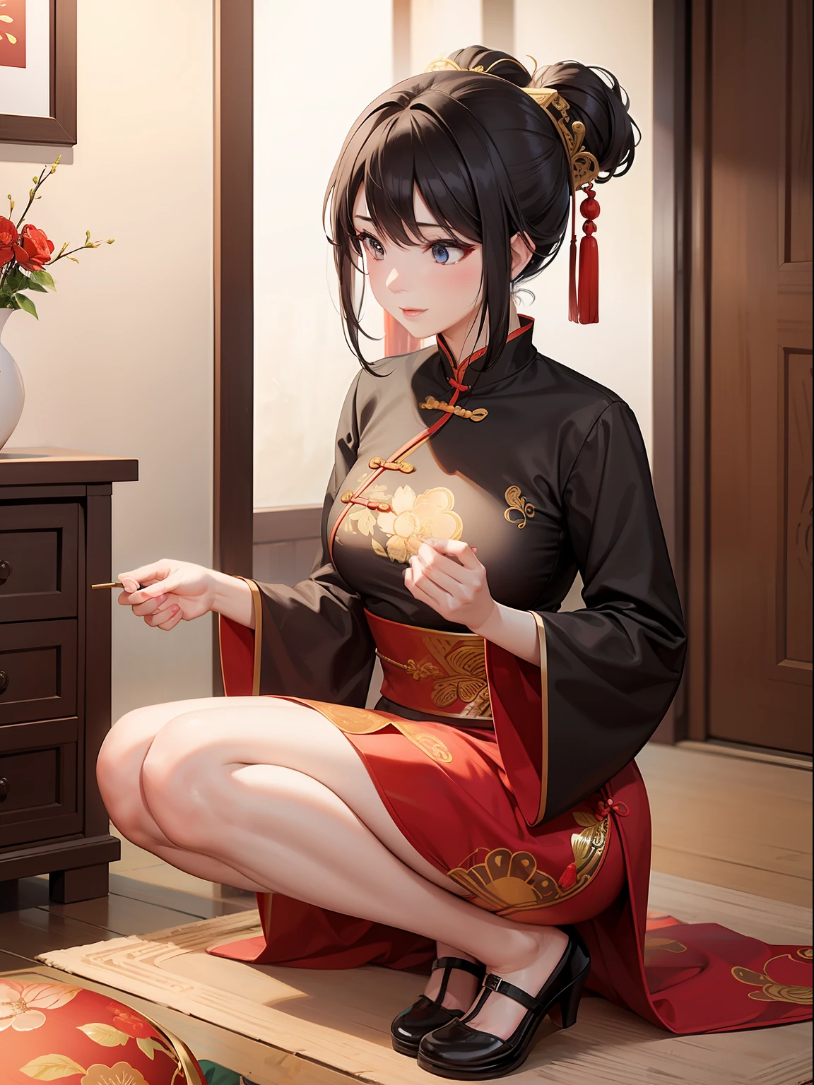 woman, China, ancient, traditional