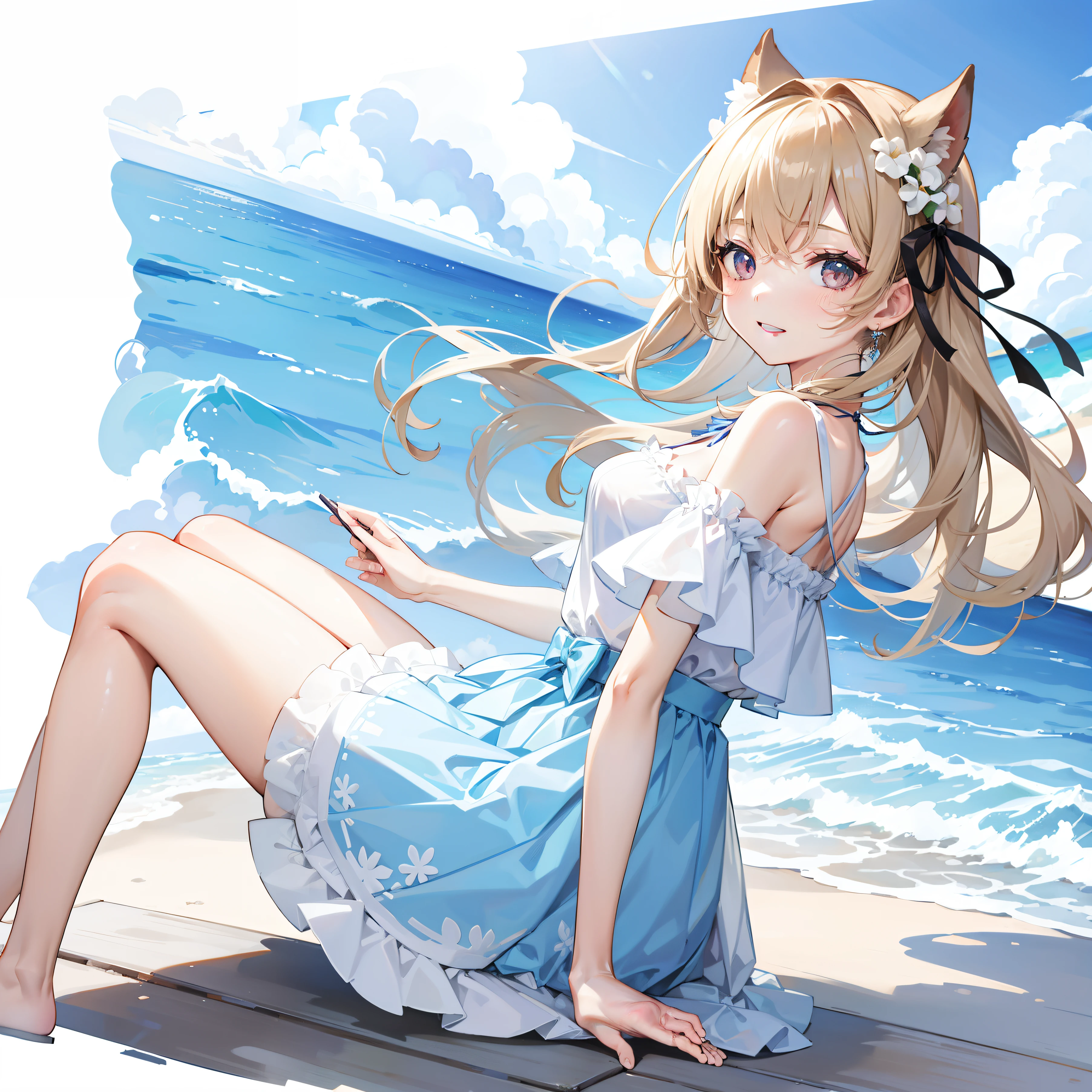 Seaside in summer、PastelColors、date