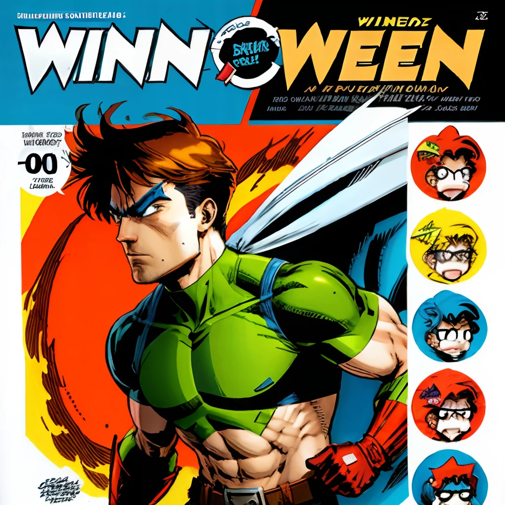 Wind Power Collaboration Create Win-Win Comic book style